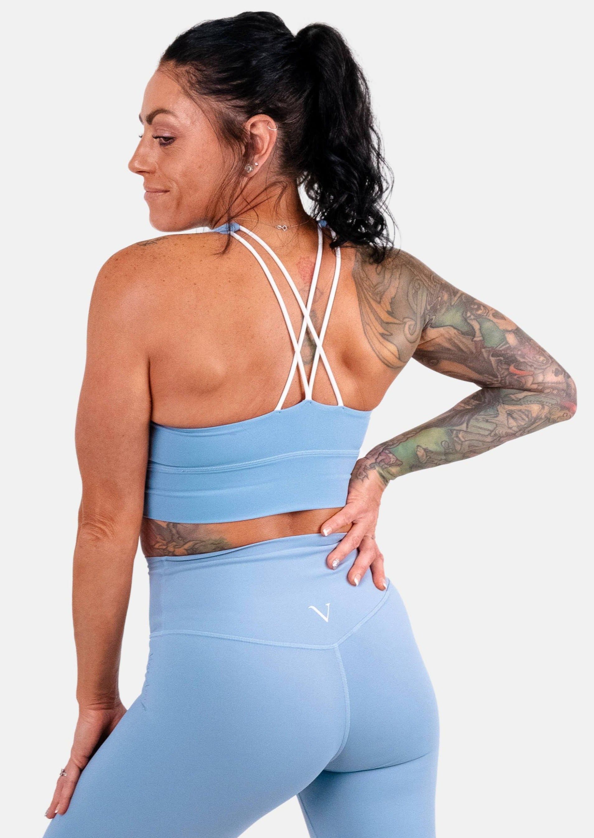 Ultra Flex Sports Bra Baby Blue sold by Vitae Apparel product image thumbnail 2