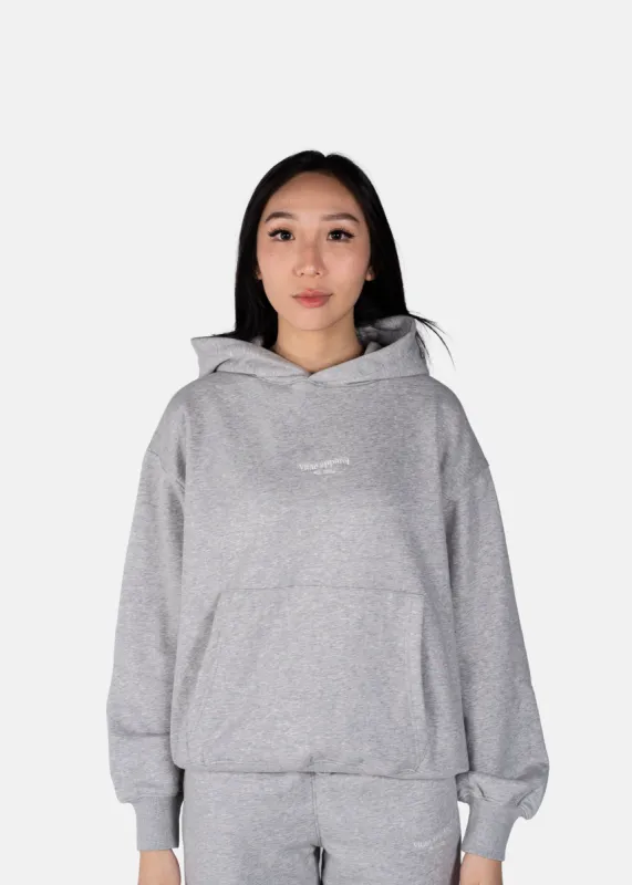 Inhale, Exhale Oversized Hoodie Cloud Grey sold by Vitae Apparel