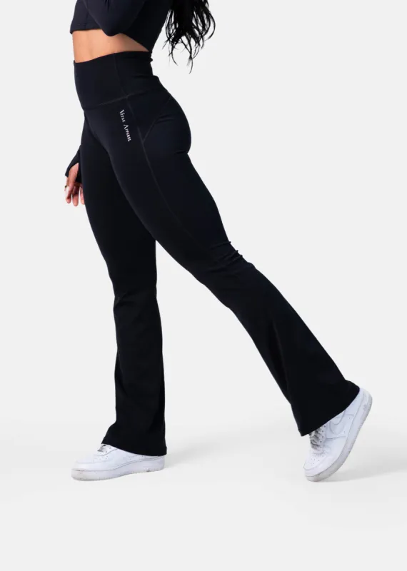 Ultra Shape Flare Leggings Black sold by Vitae Apparel