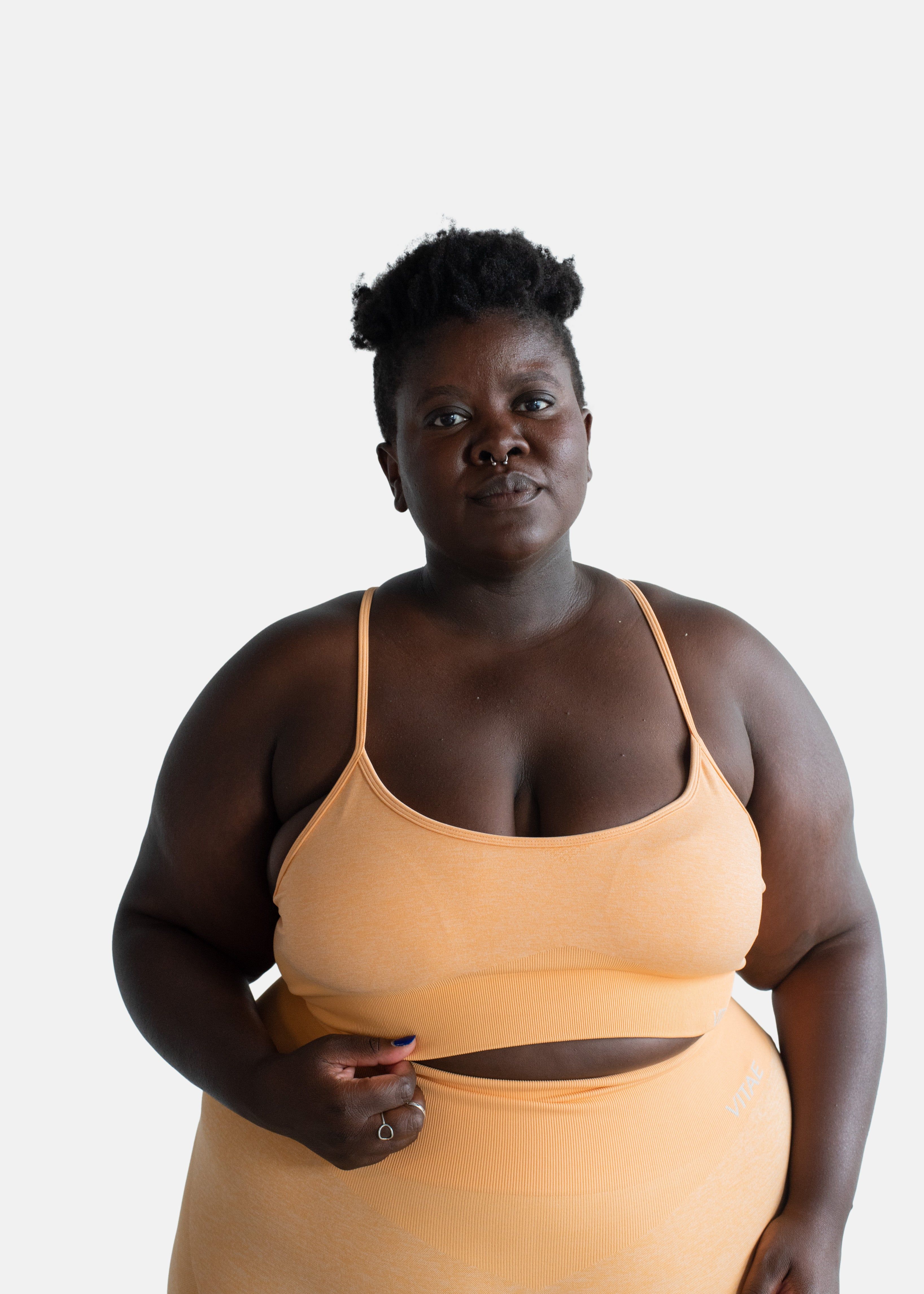 Energy Sports Bra Tangerine Orange sold by Vitae Apparel product image thumbnail 6