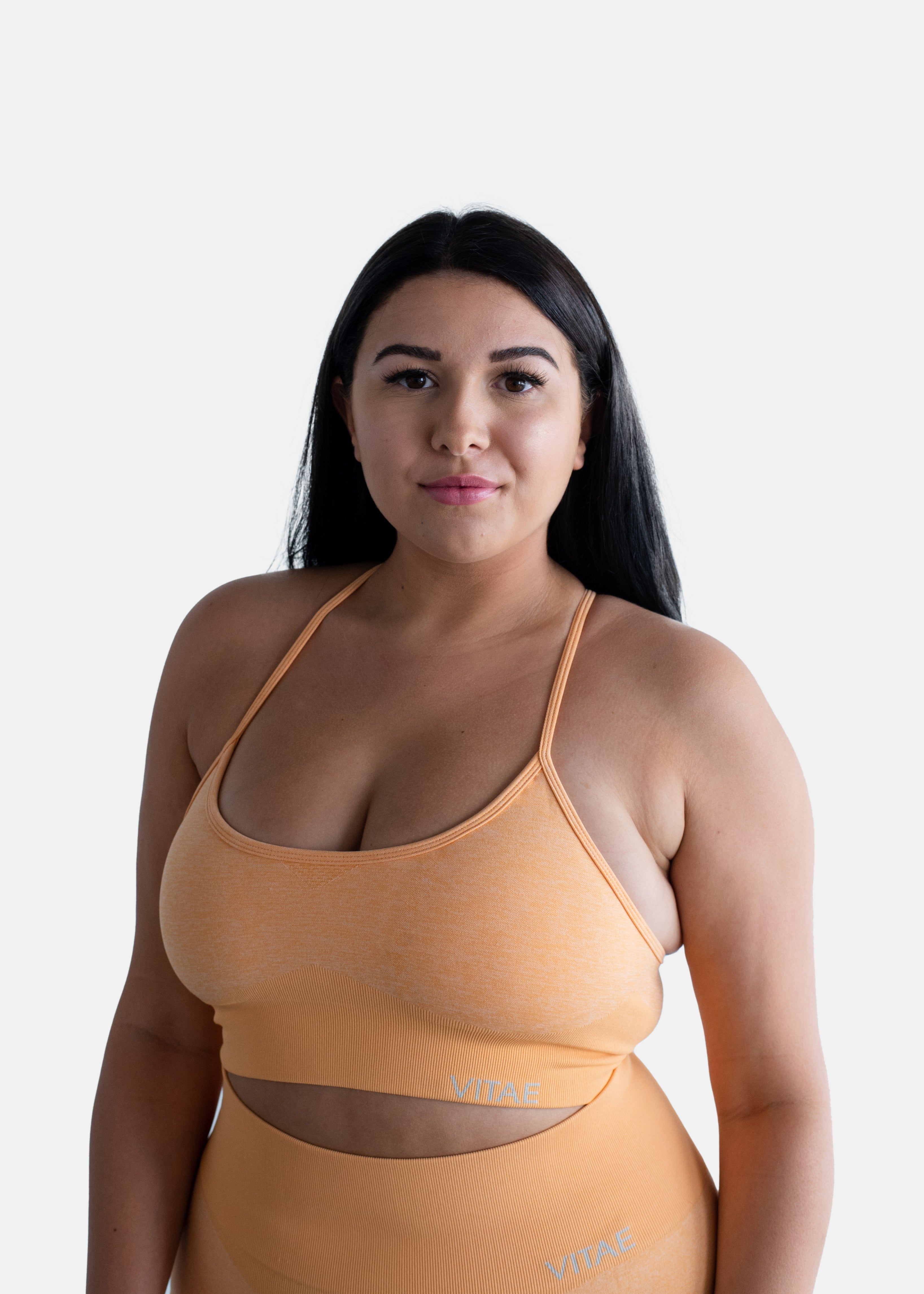 Energy Sports Bra Tangerine Orange sold by Vitae Apparel product image thumbnail 20