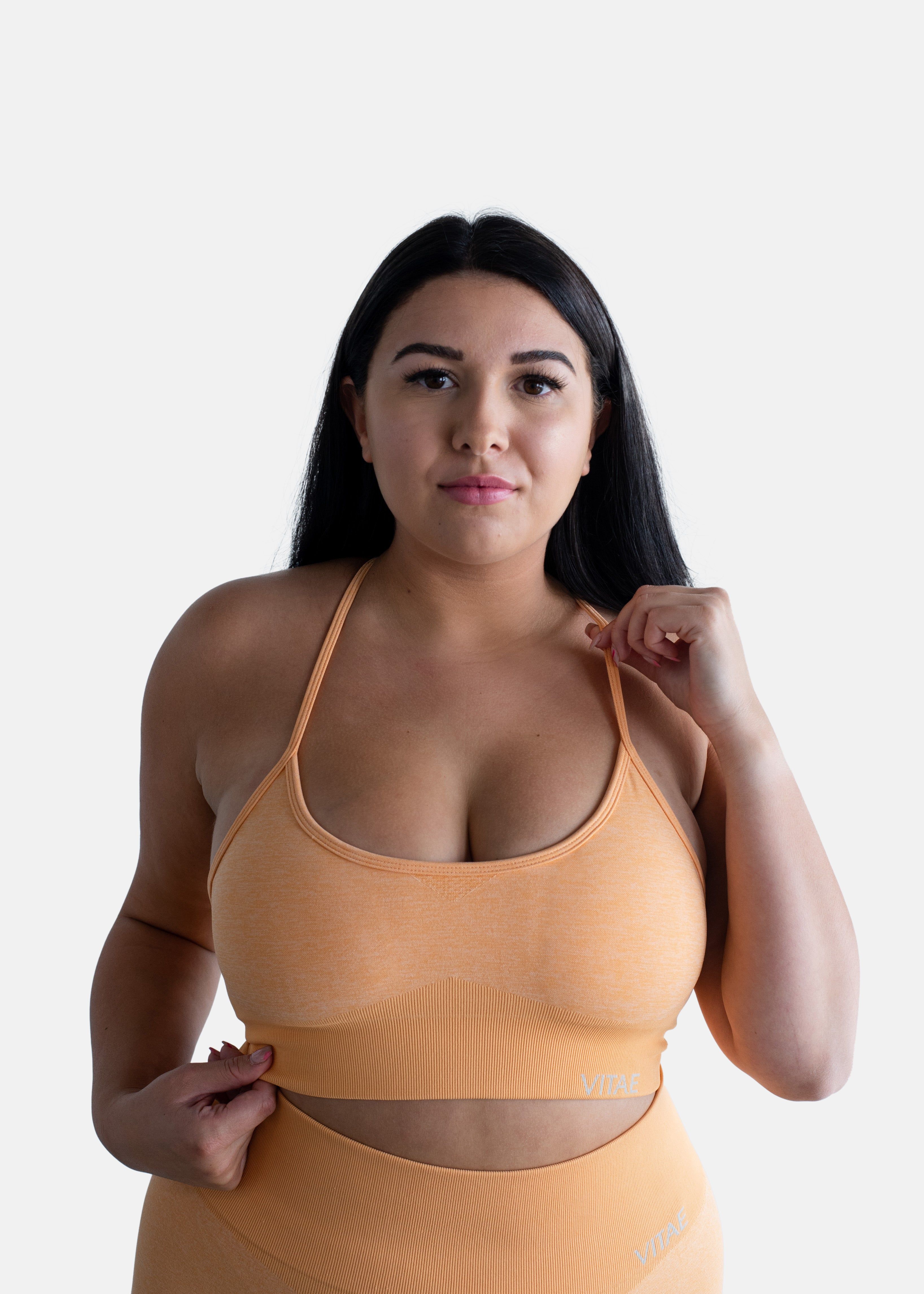 Energy Sports Bra Tangerine Orange sold by Vitae Apparel product image thumbnail 19