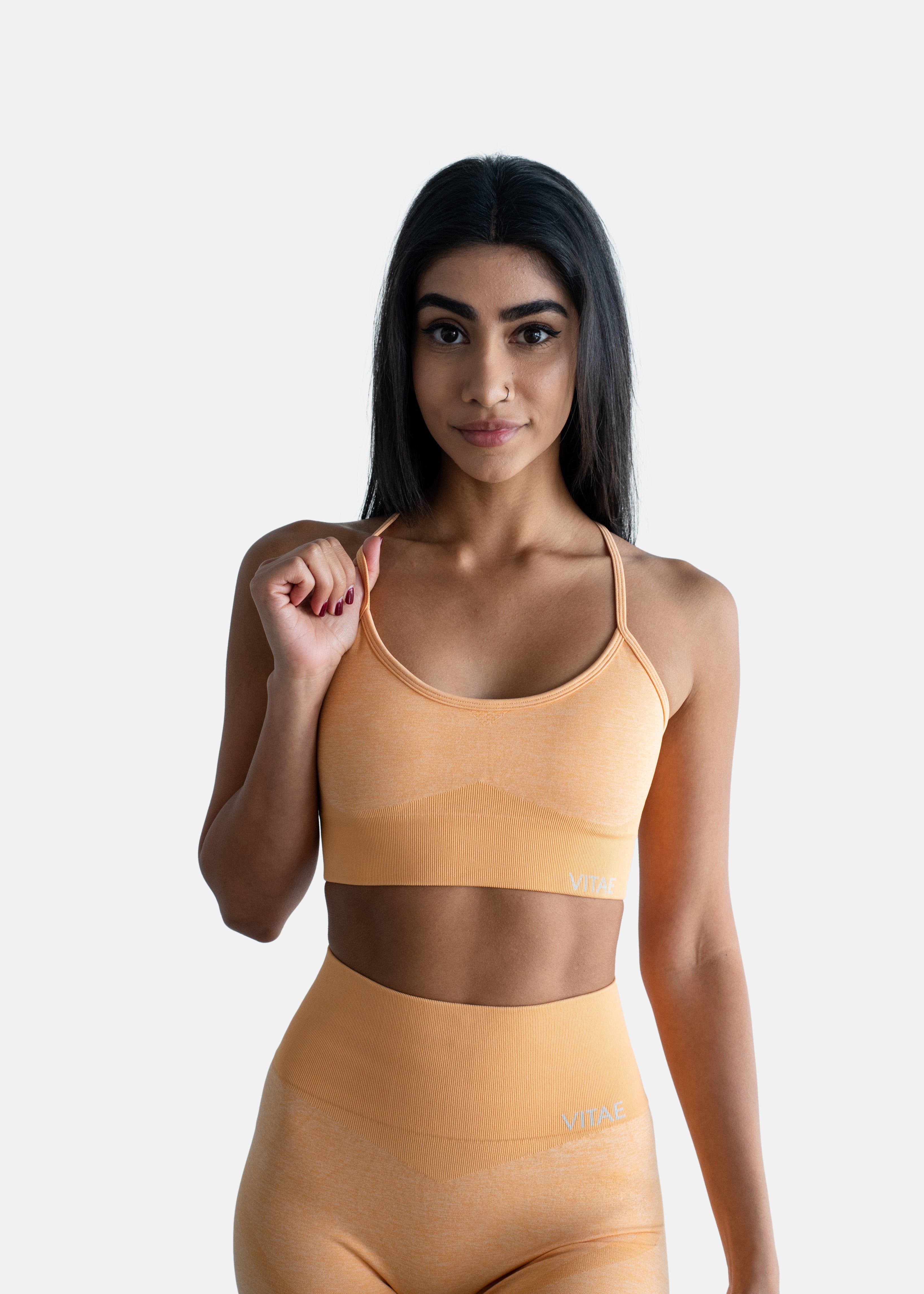 Energy Sports Bra Tangerine Orange sold by Vitae Apparel product image thumbnail 12