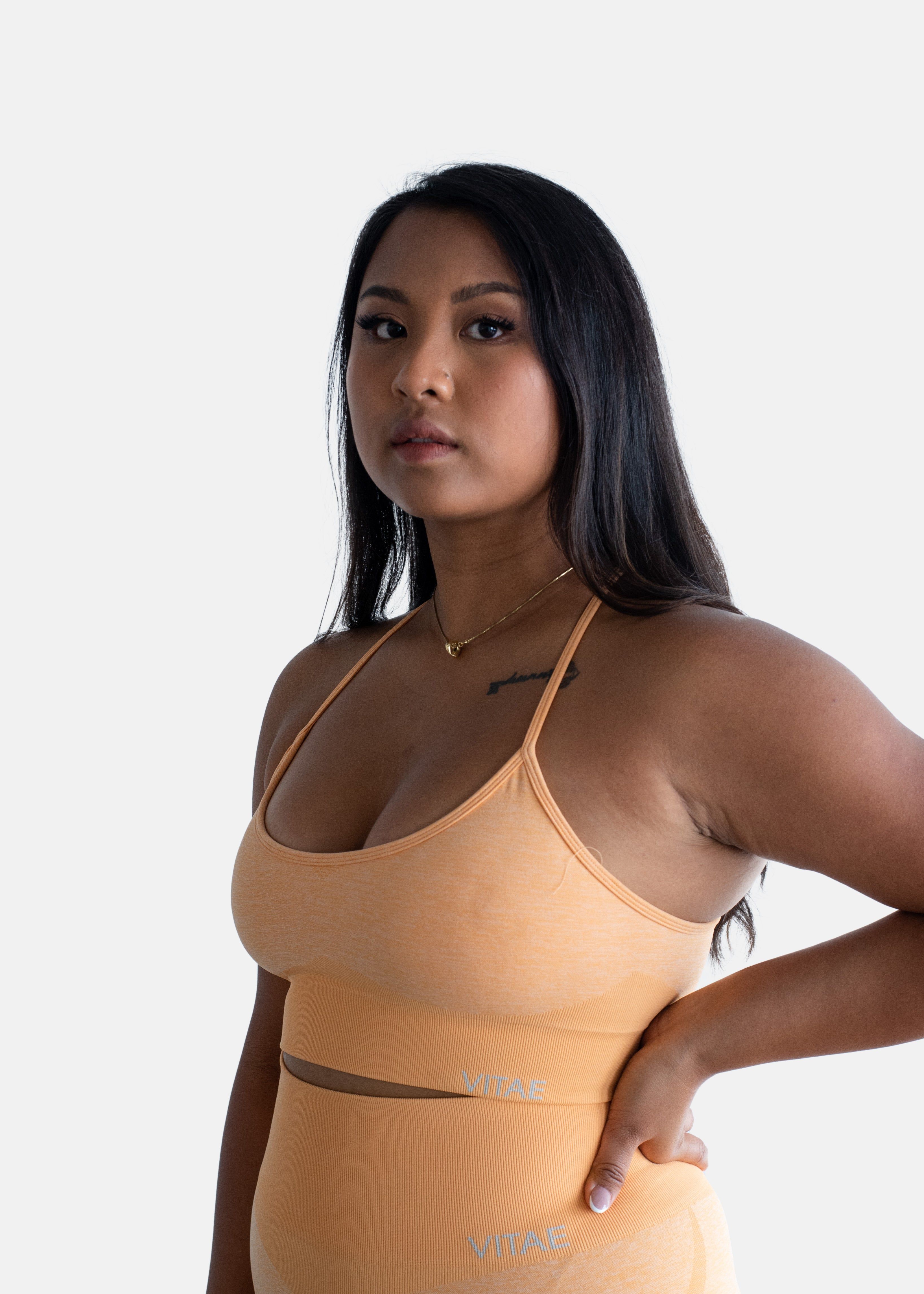 Energy Sports Bra Tangerine Orange sold by Vitae Apparel product image thumbnail 24