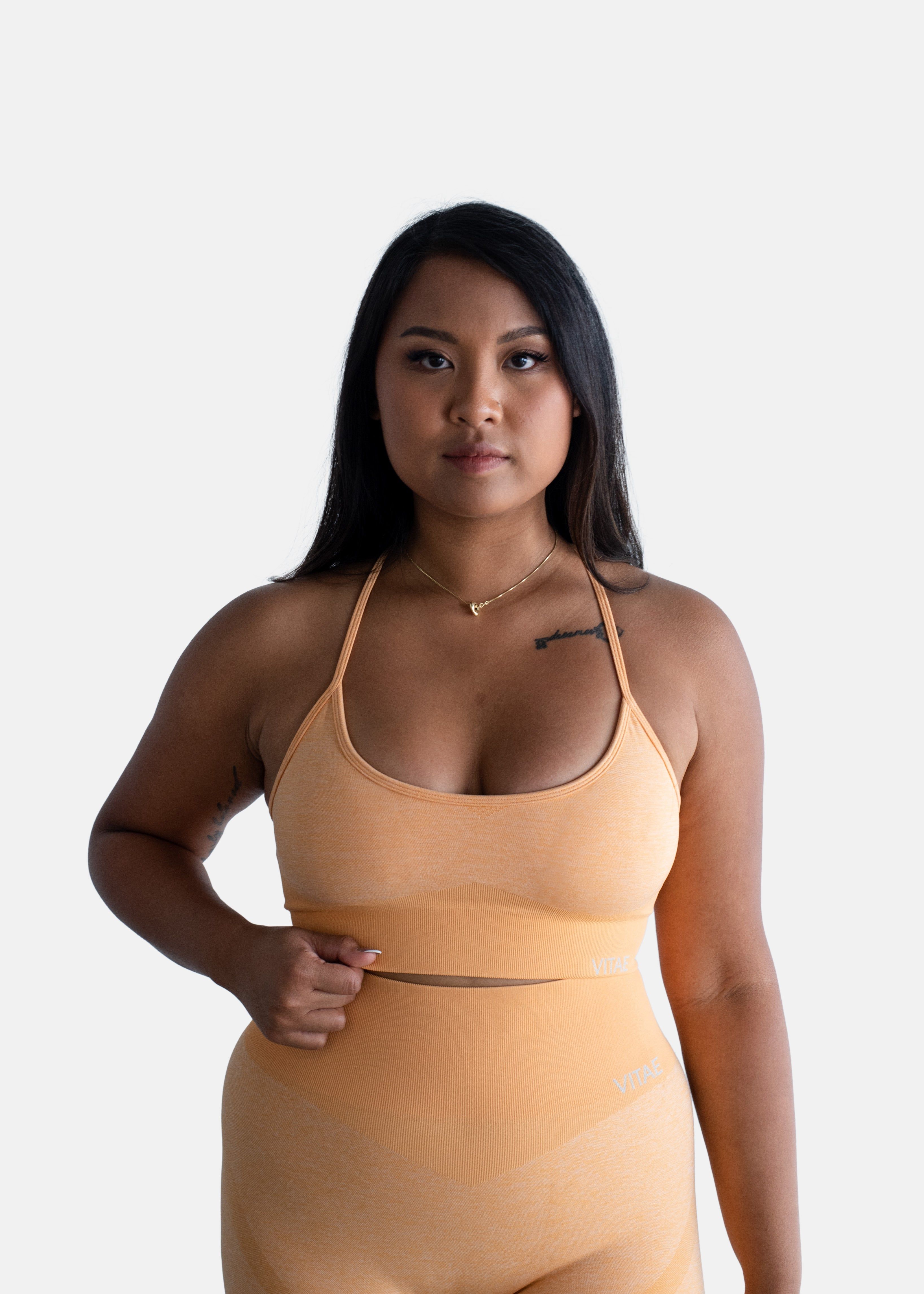 Energy Sports Bra Tangerine Orange sold by Vitae Apparel product image thumbnail 23