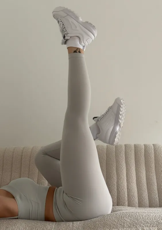 Ultra Flex Seamless Leggings Pearl Grey sold by Vitae Apparel