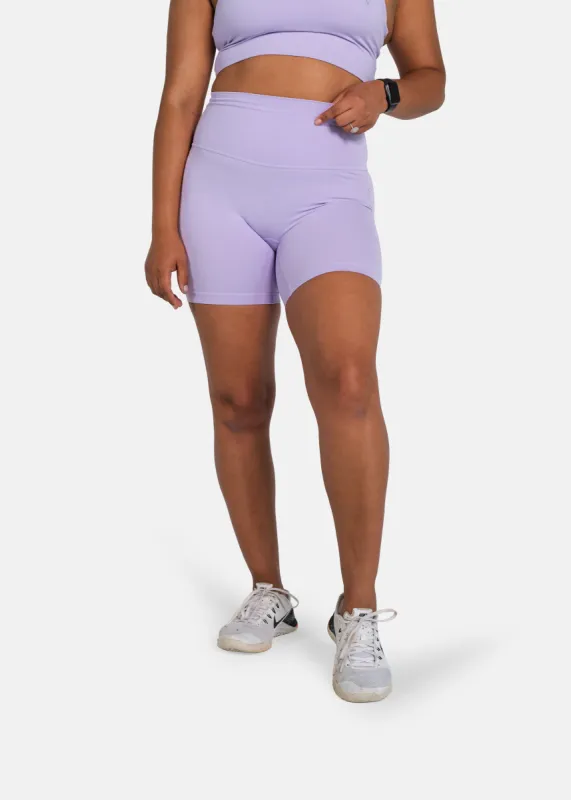 Ultra Cycling Seamless Shorts Light Lavender sold by Vitae Apparel