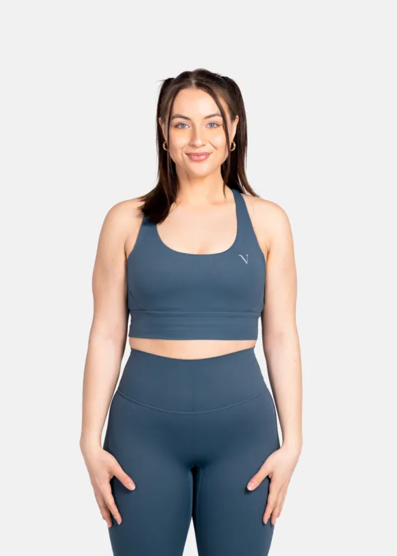 Ultra Lite Sports Bra Peacock Green sold by Vitae Apparel