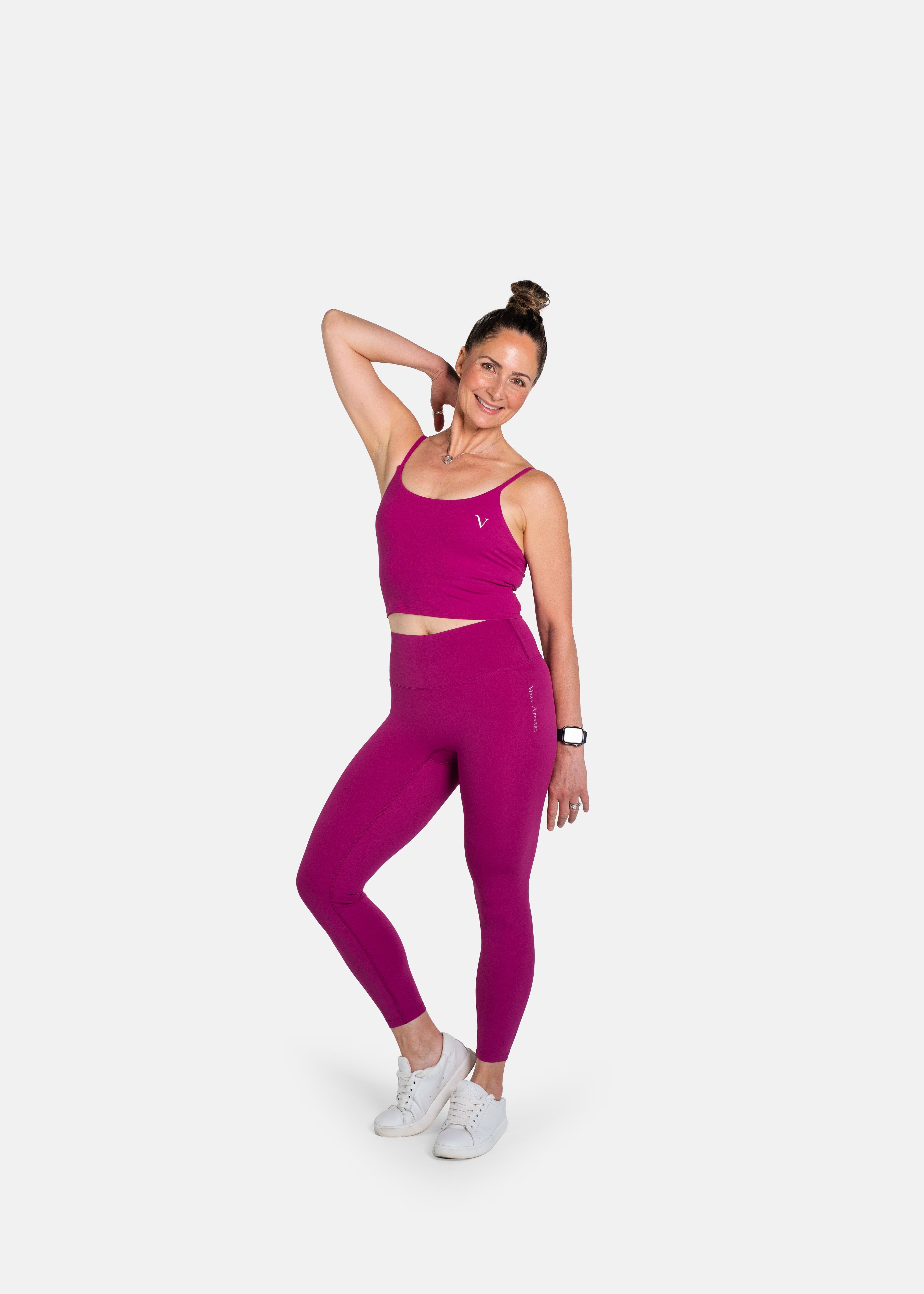 Elevate Tank Top Magenta Pink sold by Vitae Apparel product image thumbnail 4