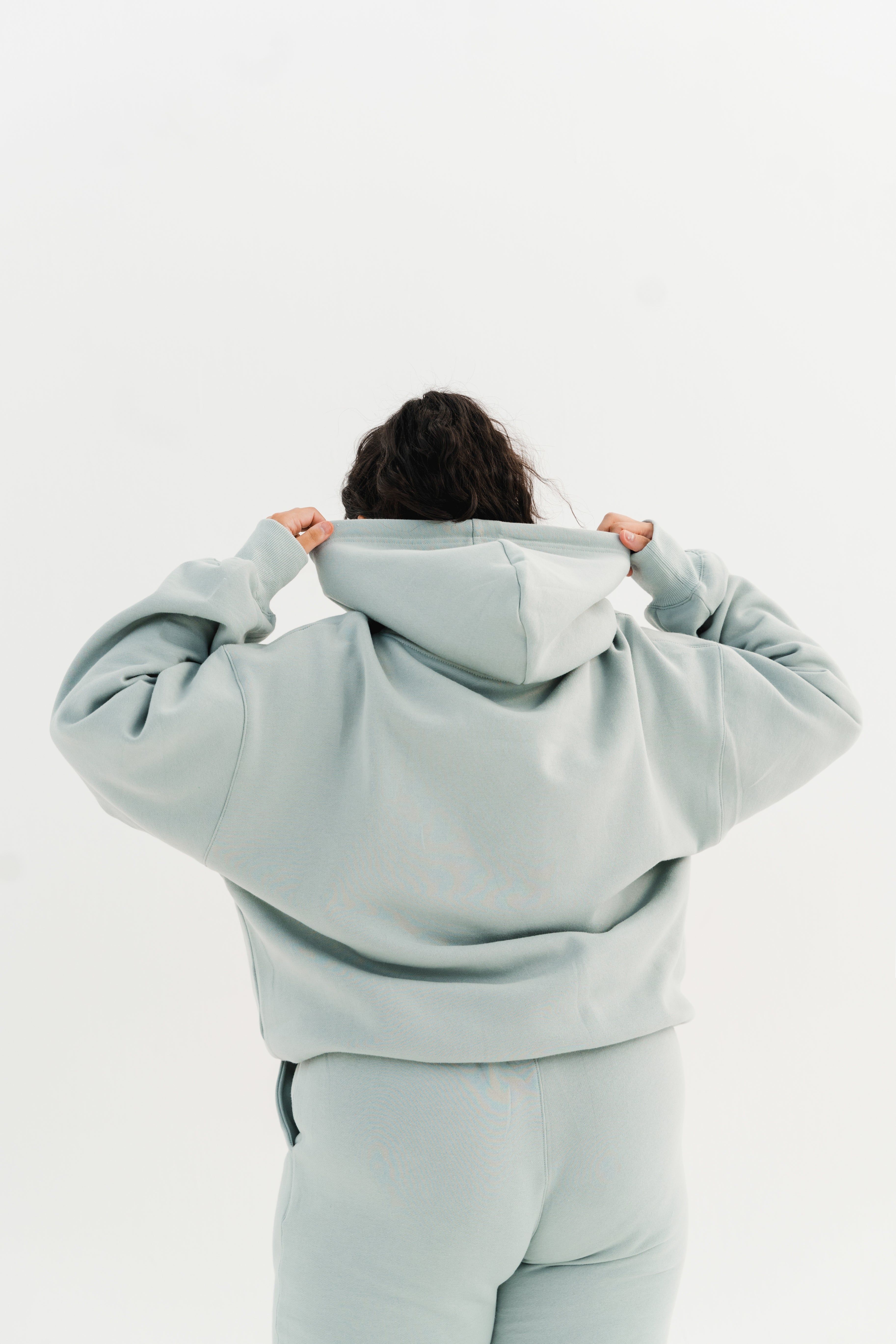 Make It Happen Hoodie Sage Green sold by Vitae Apparel product image thumbnail 4