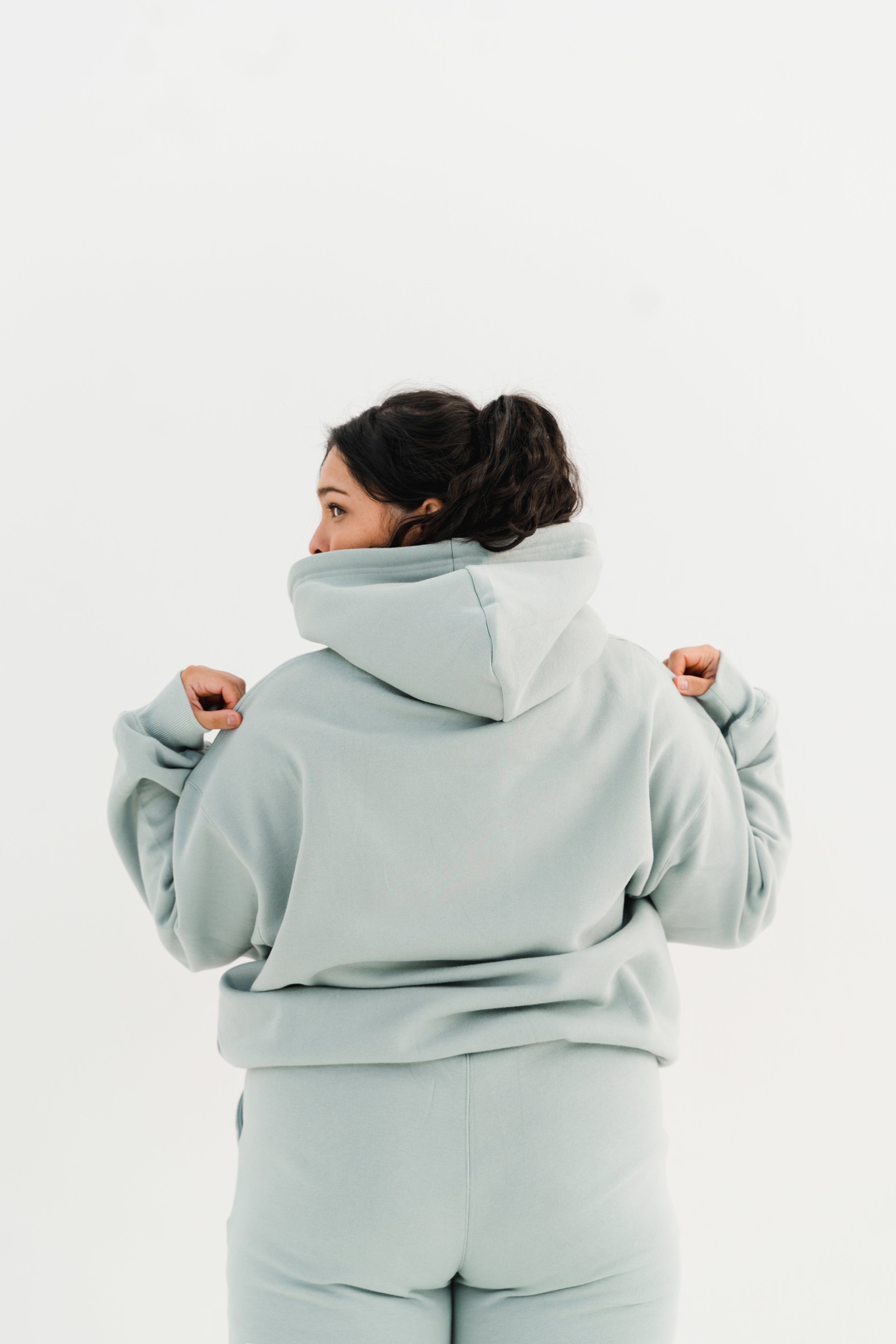 Make It Happen Hoodie Sage Green sold by Vitae Apparel product image thumbnail 5