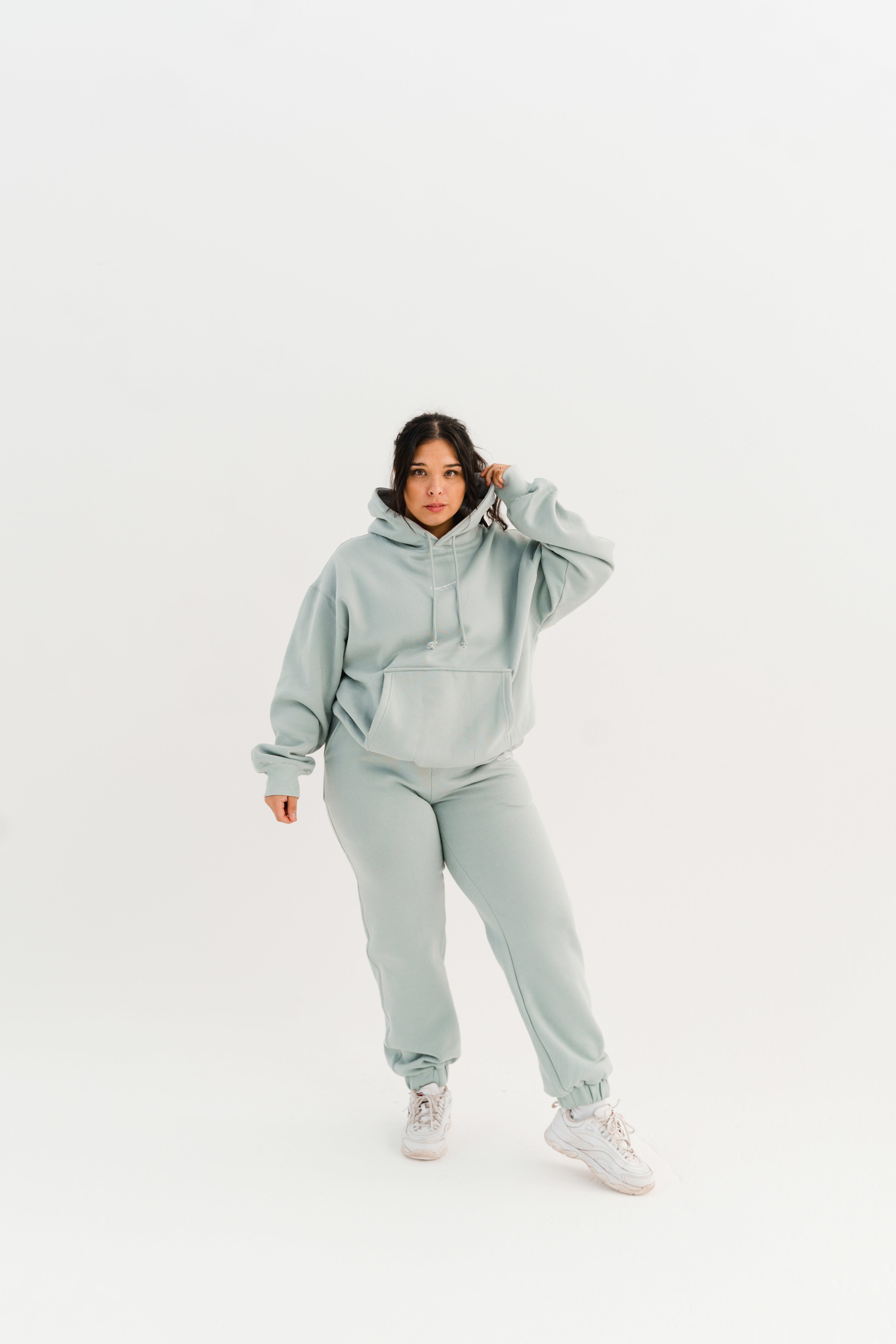 Make It Happen Hoodie Sage Green sold by Vitae Apparel product image thumbnail 7