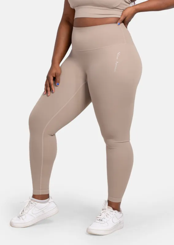Ultra Flex Seamless Leggings Chai Latte sold by Vitae Apparel
