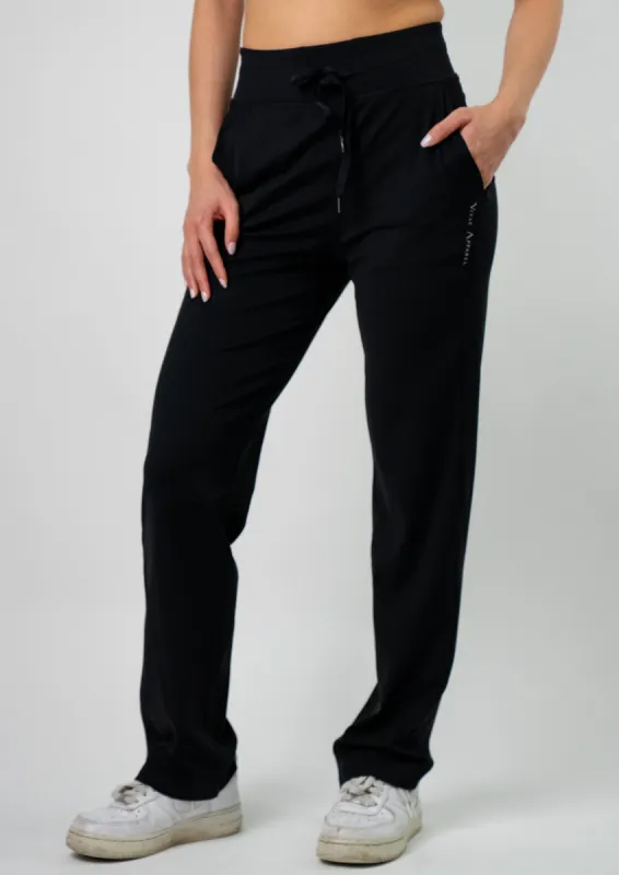 Warm Up Straight Legged Pant Black sold by Vitae Apparel