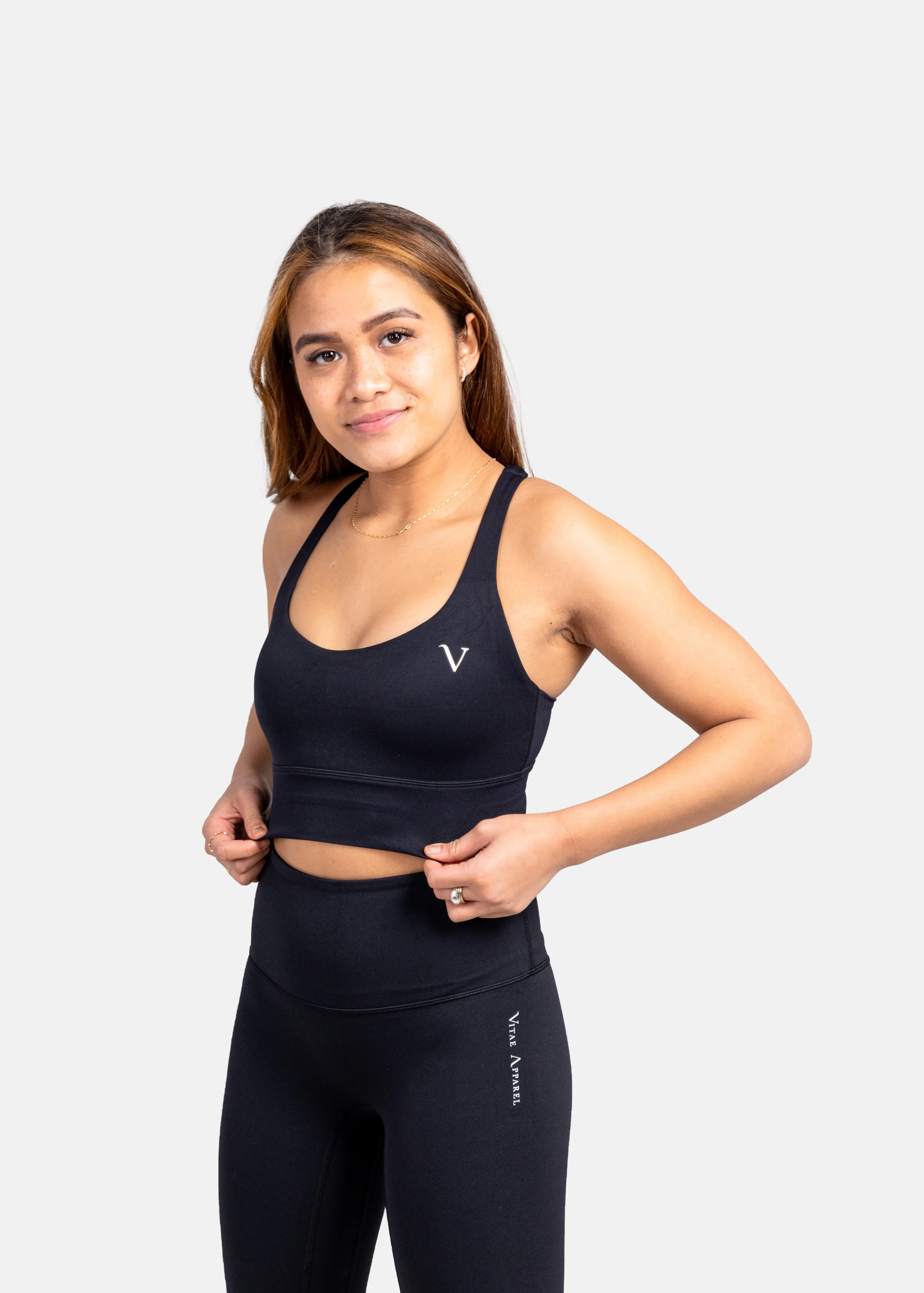 Ultra Flex Sports Bra Black sold by Vitae Apparel product image thumbnail 2