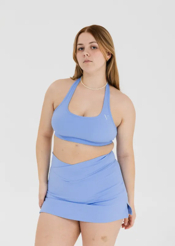 Formfit Move Halter Sports Bra Sky Blue sold by Vitae Apparel