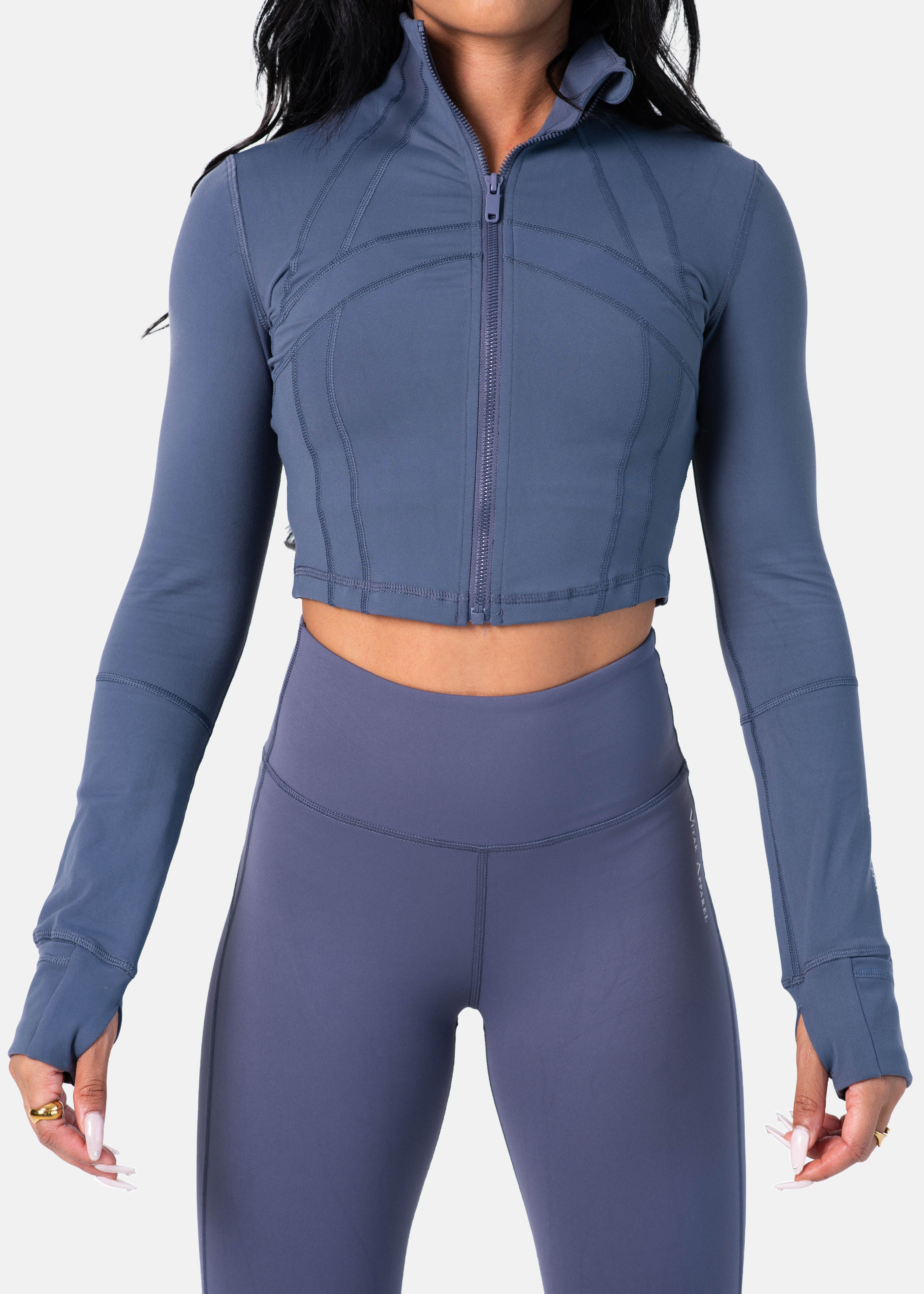 Ultra Shape Flare Leggings Stone Blue sold by Vitae Apparel product image thumbnail 4