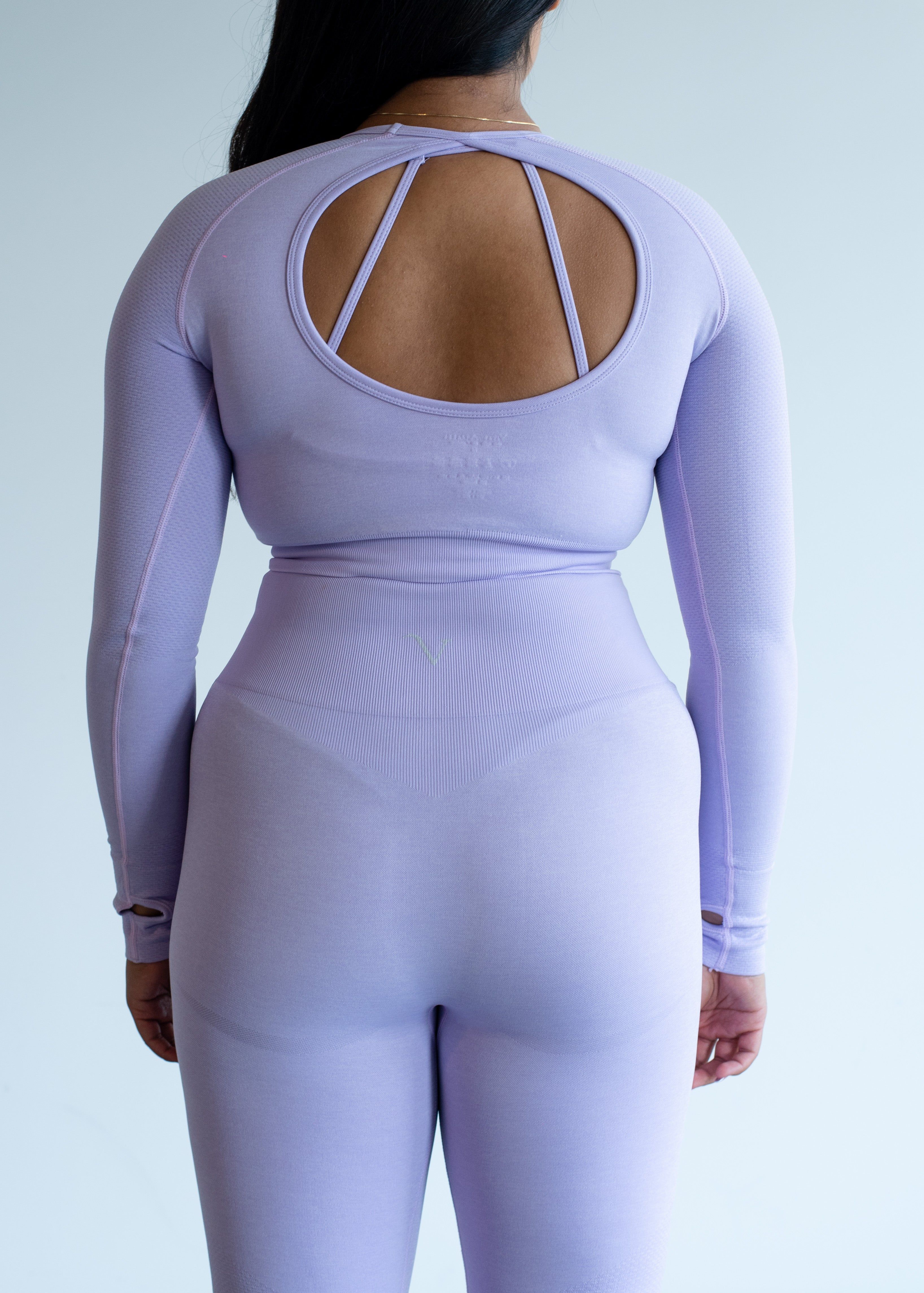 Elevate Long Sleeve Crop Top Acai Purple sold by Vitae Apparel product image thumbnail 29