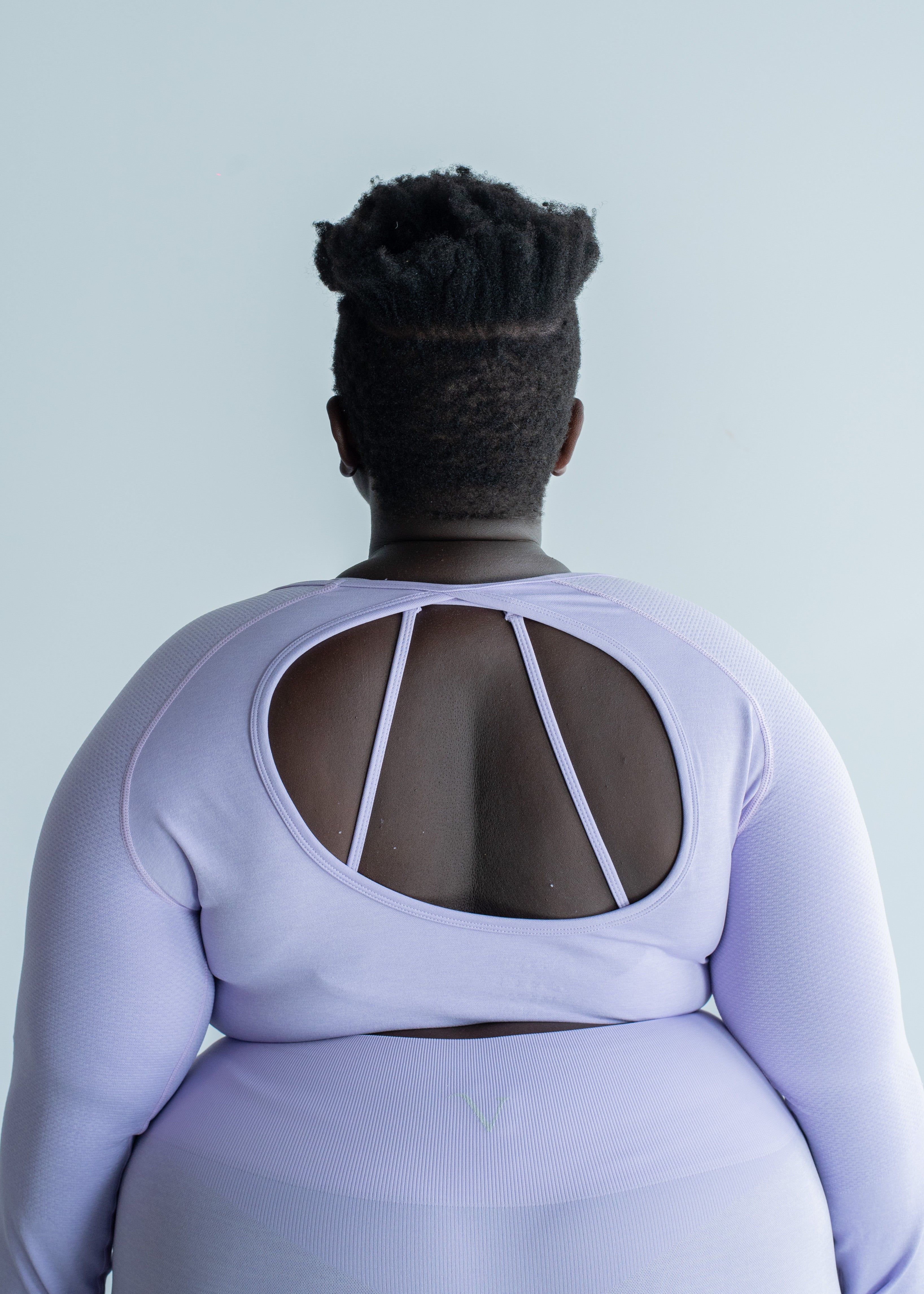 Elevate Long Sleeve Crop Top Acai Purple sold by Vitae Apparel product image thumbnail 9