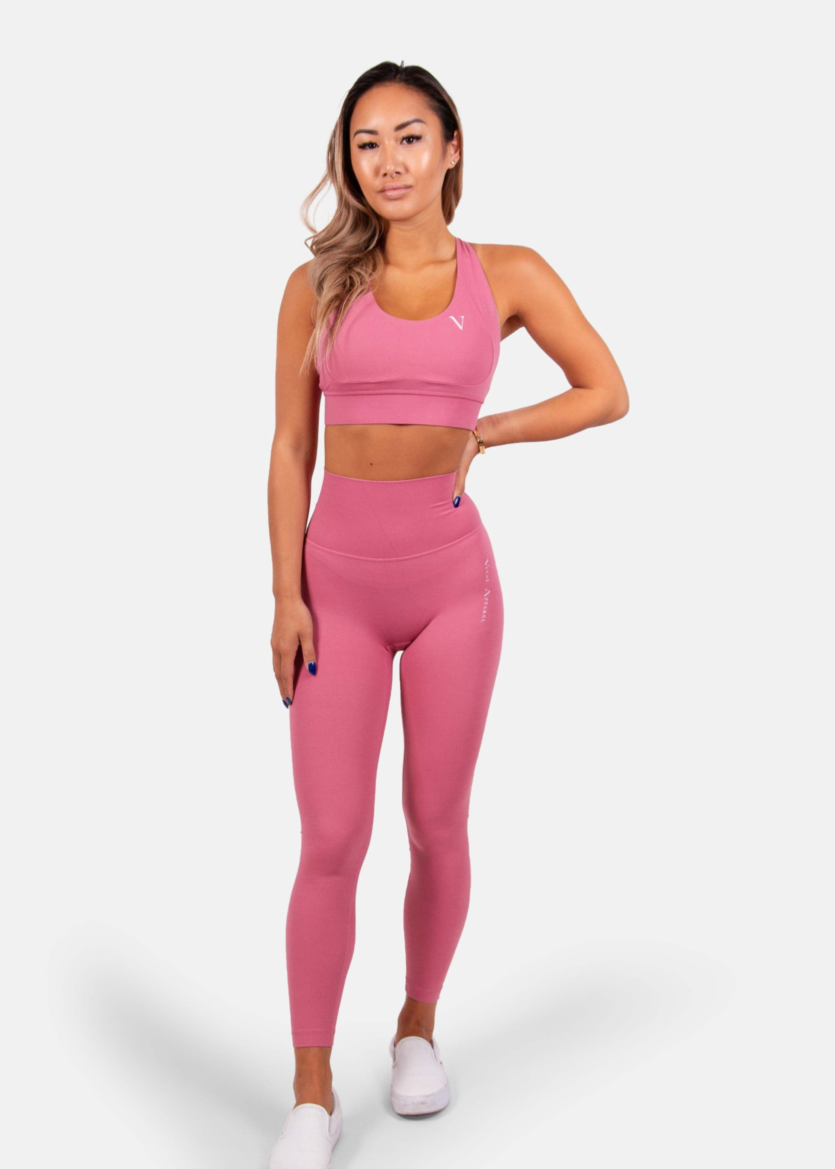 Ultra Flex Seamless Leggings Watermelon Pink sold by Vitae Apparel product image thumbnail 9