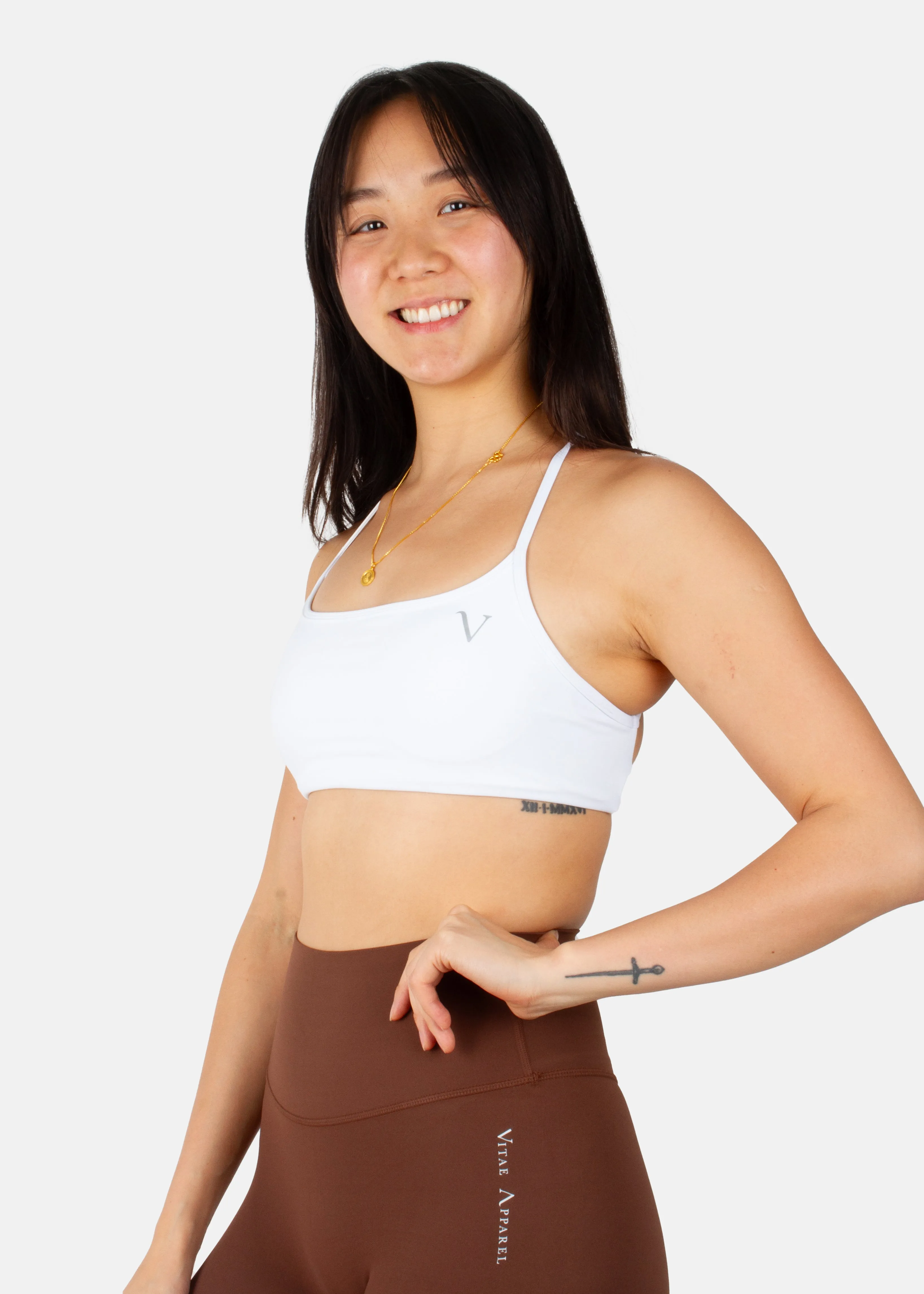 Hyper Pulse Sports Bra White sold by Vitae Apparel product image thumbnail 2