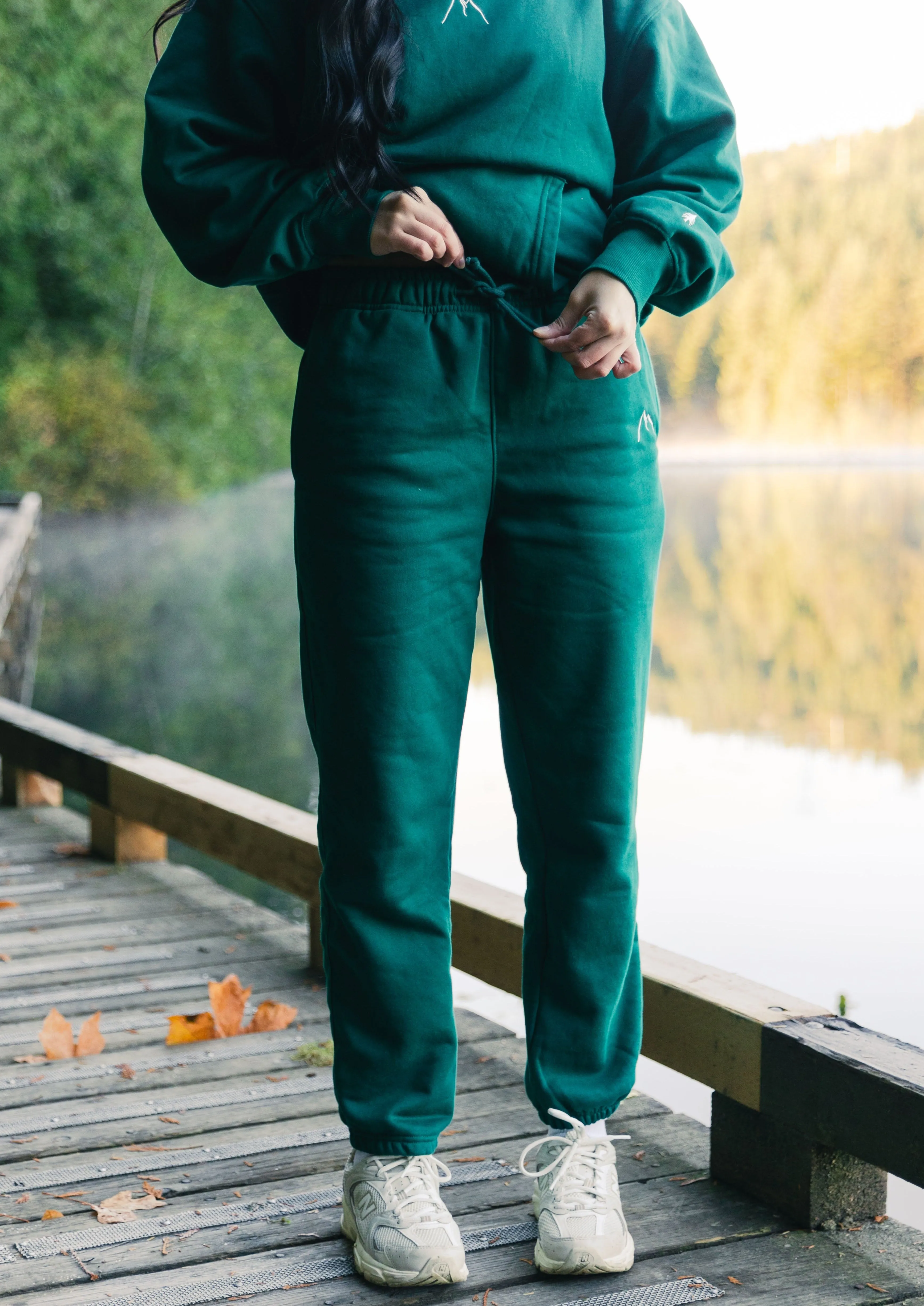 Golden Ears Sweatpants Dark Forest Green sold by Vitae Apparel