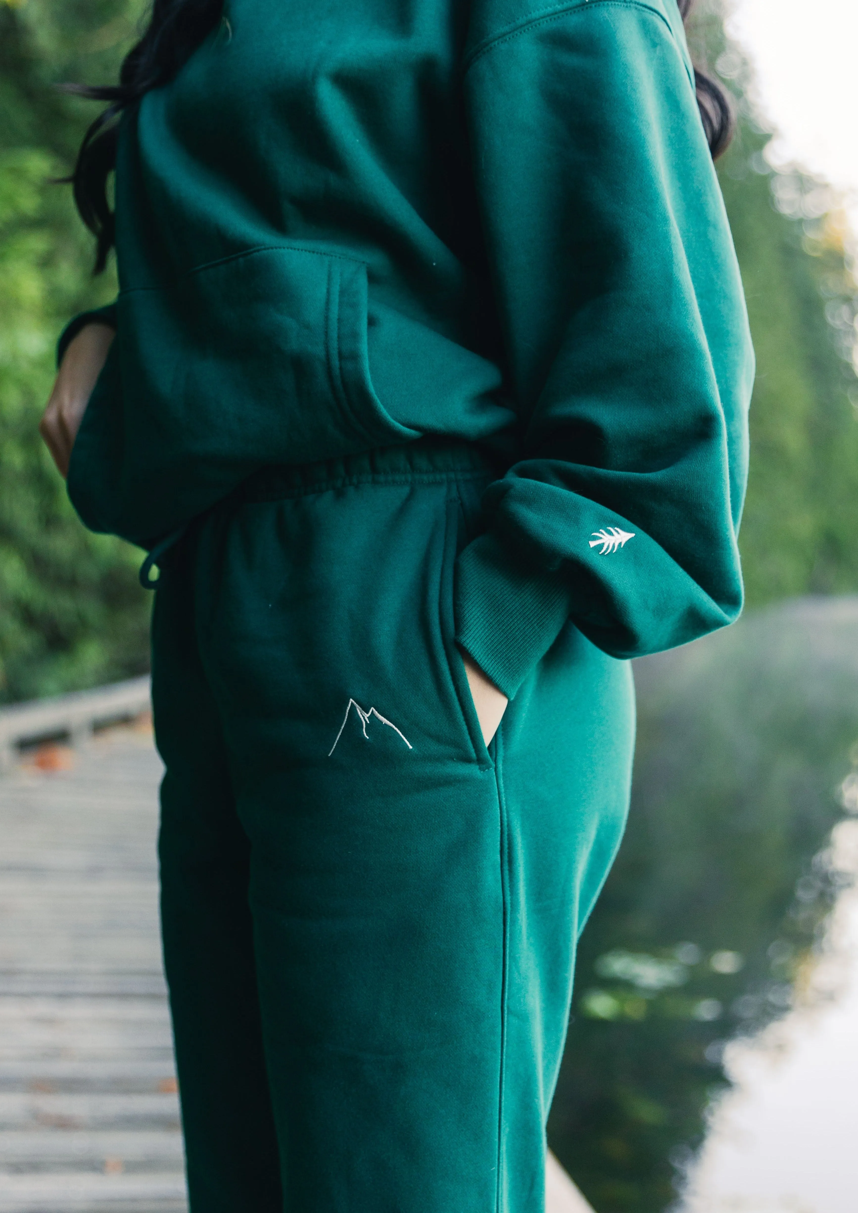 Golden Ears Sweatpants Dark Forest Green sold by Vitae Apparel product image thumbnail 4
