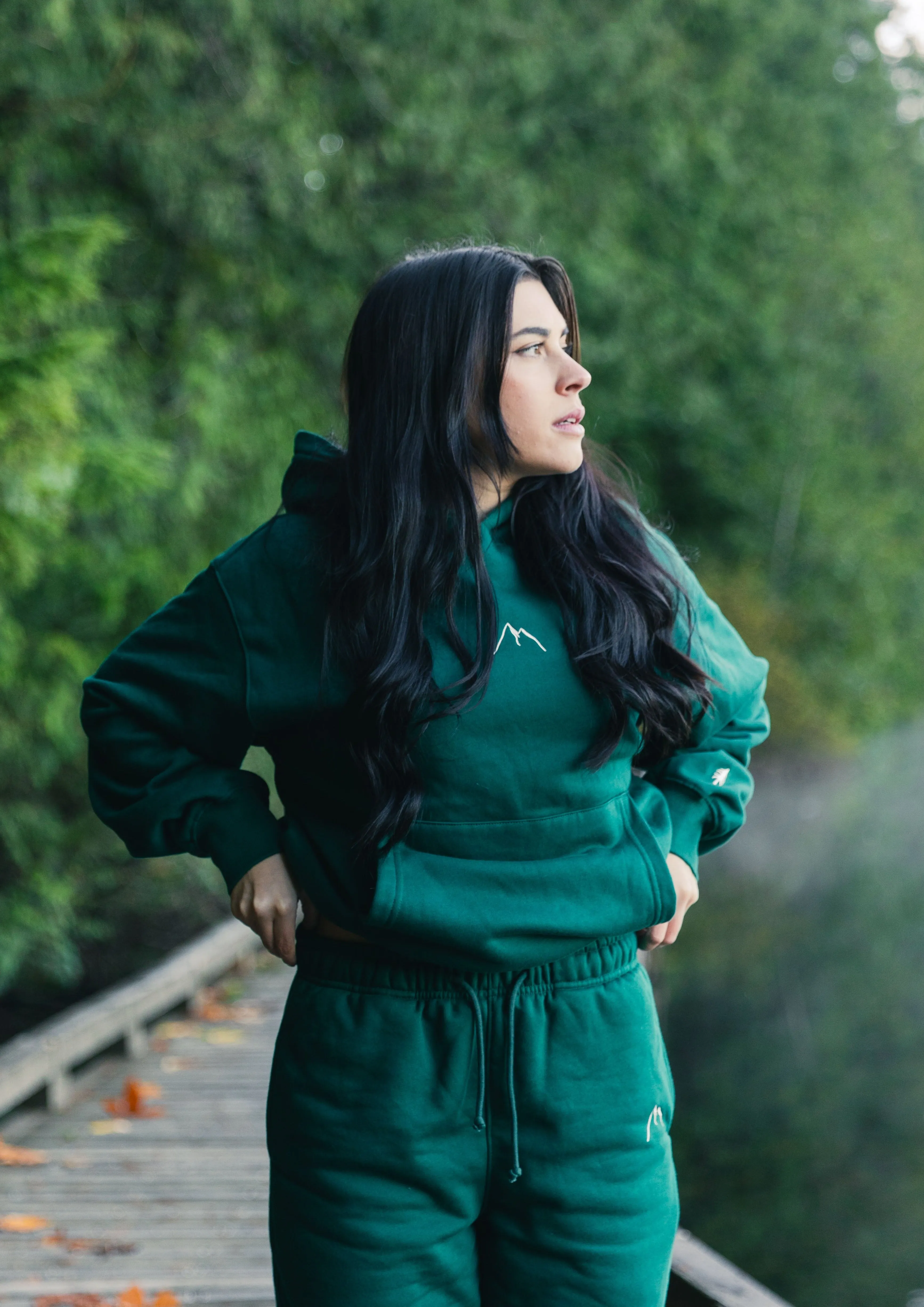 Golden Ears Sweatpants Dark Forest Green sold by Vitae Apparel product image thumbnail 3