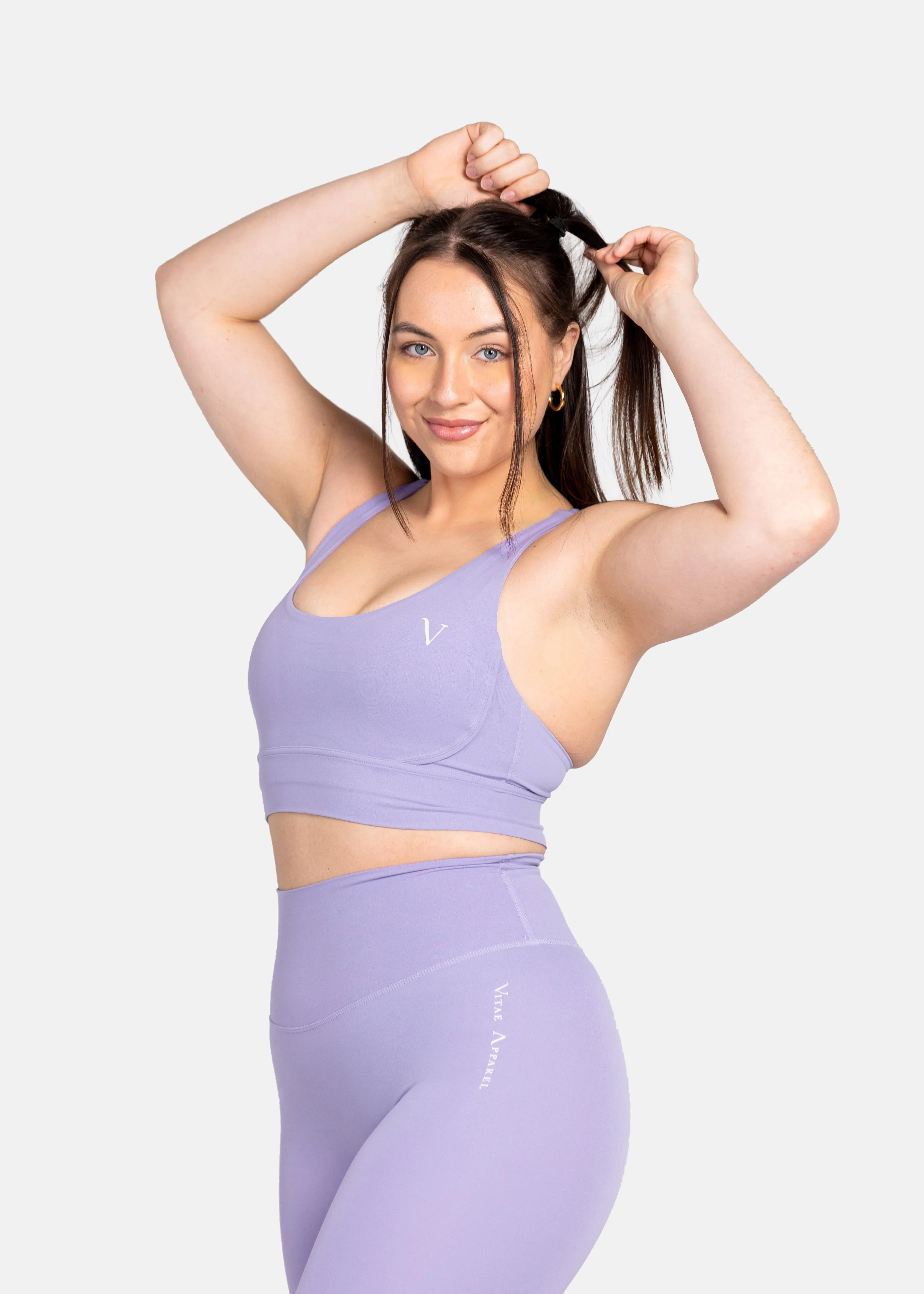 Ultra Lite Sports Bra Pastel Purple sold by Vitae Apparel product image thumbnail 3