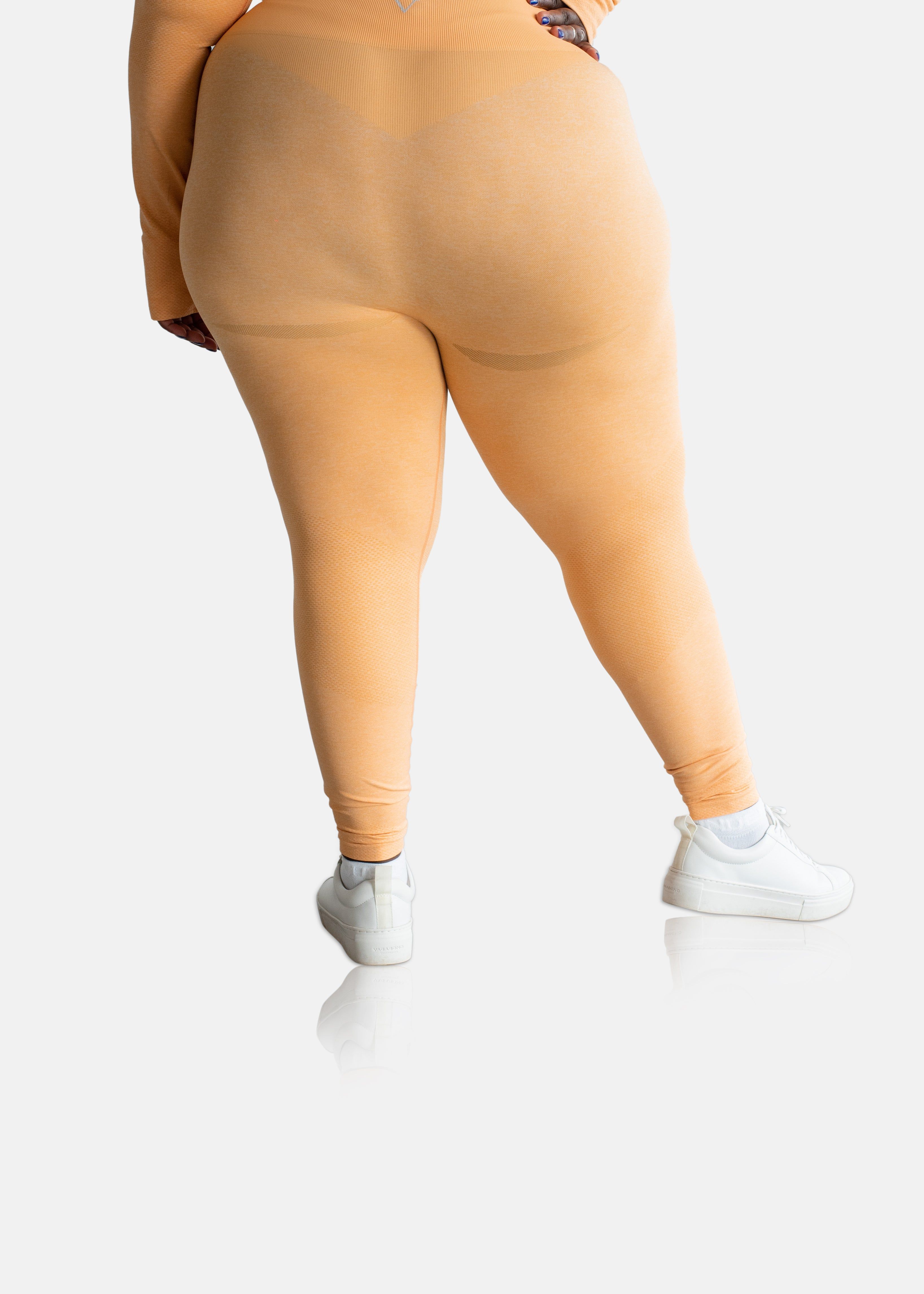 Power Move Seamless Leggings Tangerine Orange sold by Vitae Apparel product image thumbnail 12