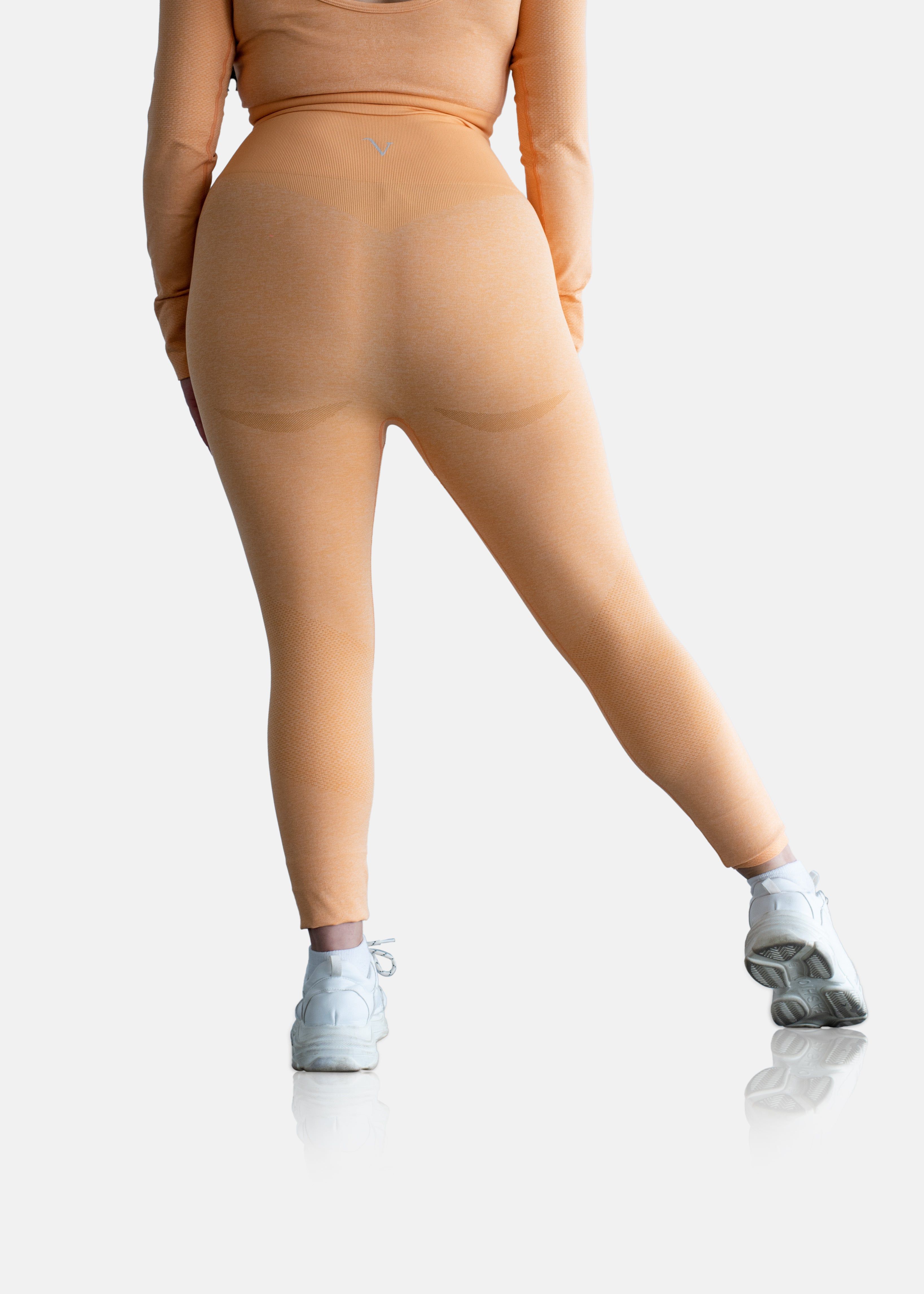 Power Move Seamless Leggings Tangerine Orange sold by Vitae Apparel product image thumbnail 16