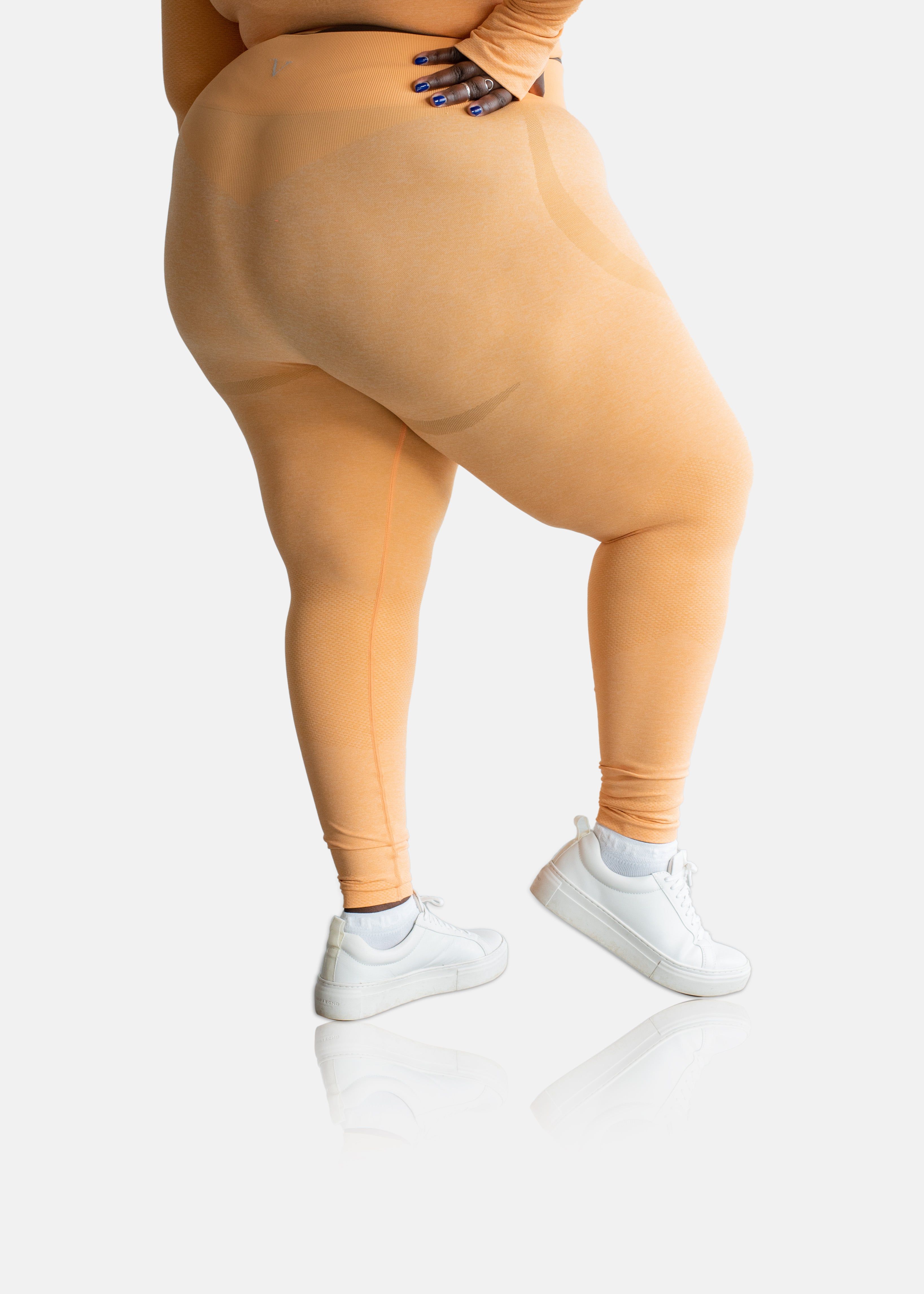 Power Move Seamless Leggings Tangerine Orange sold by Vitae Apparel product image thumbnail 17