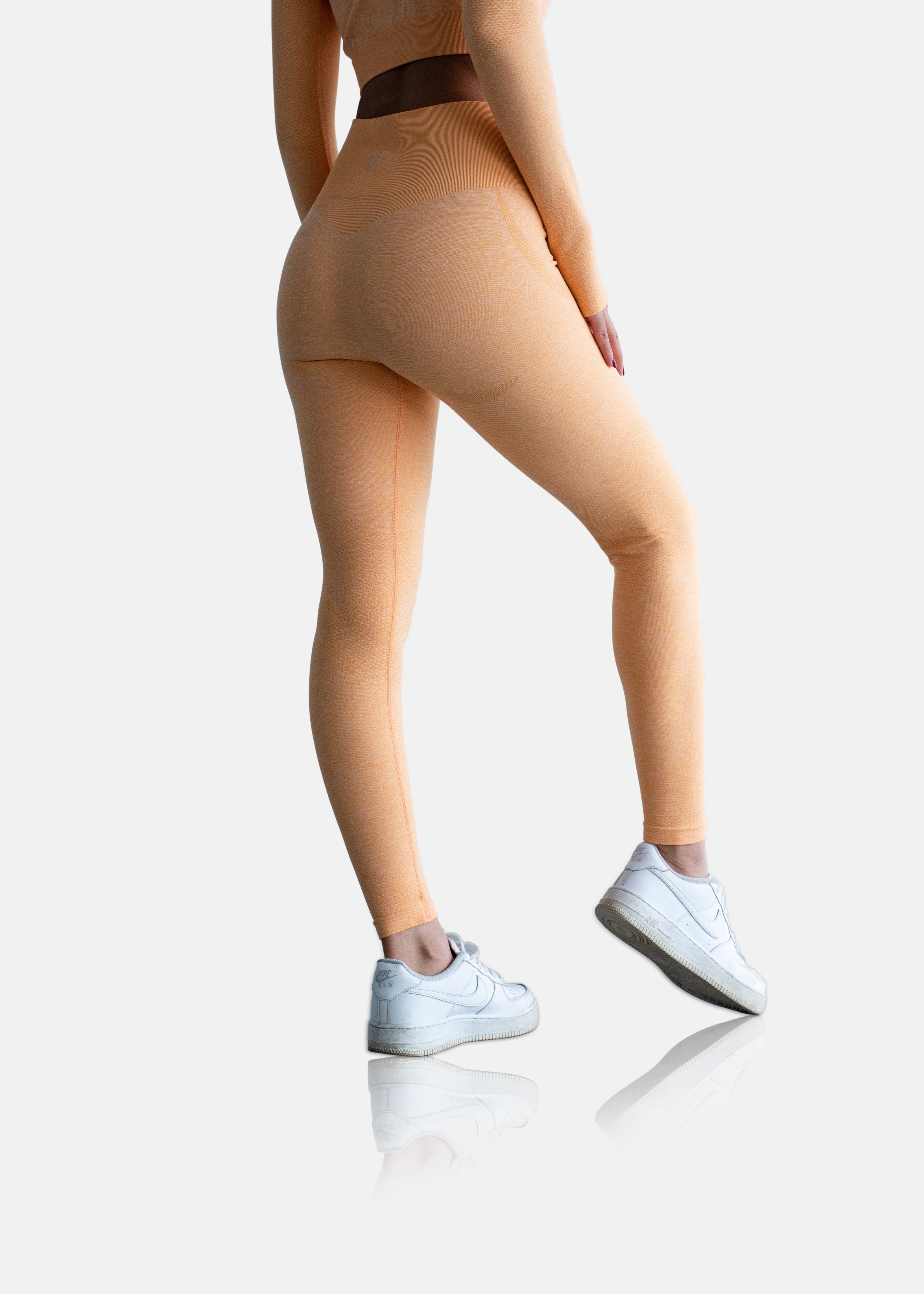 Power Move Seamless Leggings Tangerine Orange sold by Vitae Apparel product image thumbnail 15