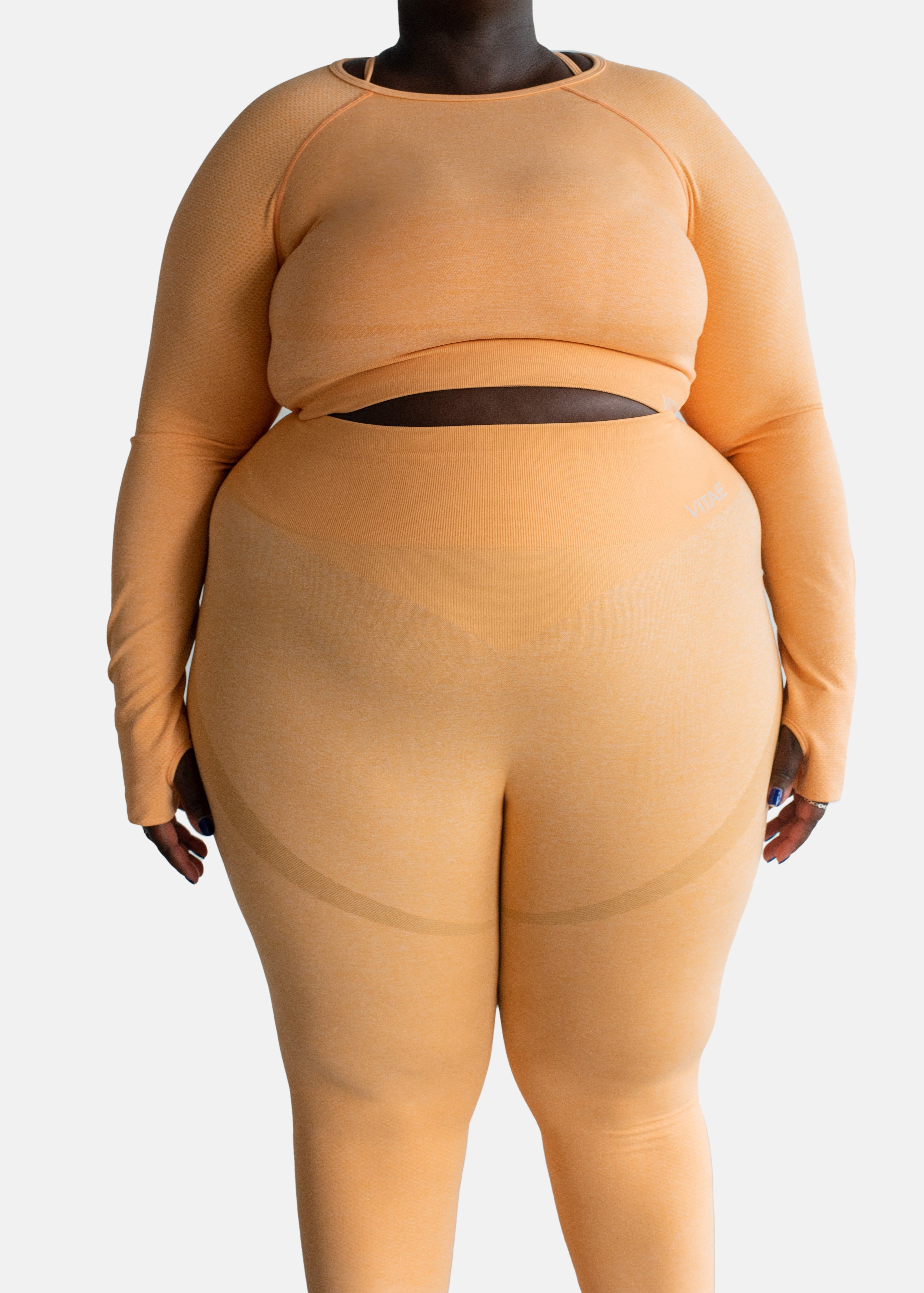 Power Move Seamless Leggings Tangerine Orange sold by Vitae Apparel product image thumbnail 19