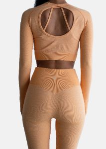 Power Move Seamless Leggings Tangerine Orange sold by Vitae Apparel