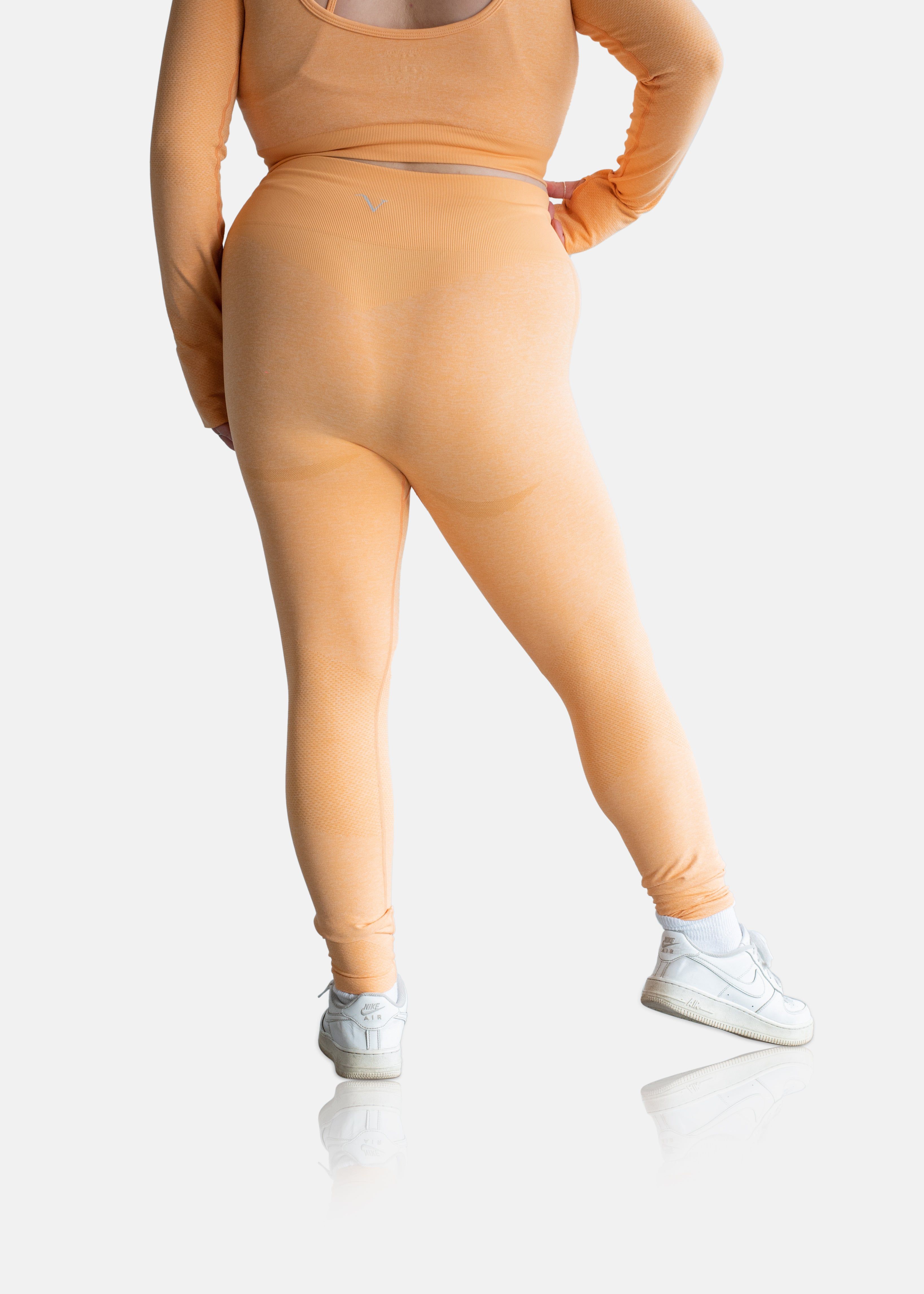 Power Move Seamless Leggings Tangerine Orange sold by Vitae Apparel product image thumbnail 22