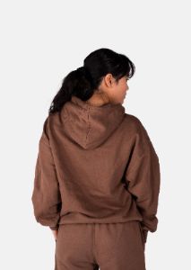Inhale, Exhale Oversized Hoodie Cocoa Brown sold by Vitae Apparel