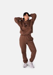Inhale, Exhale Oversized Hoodie Cocoa Brown sold by Vitae Apparel