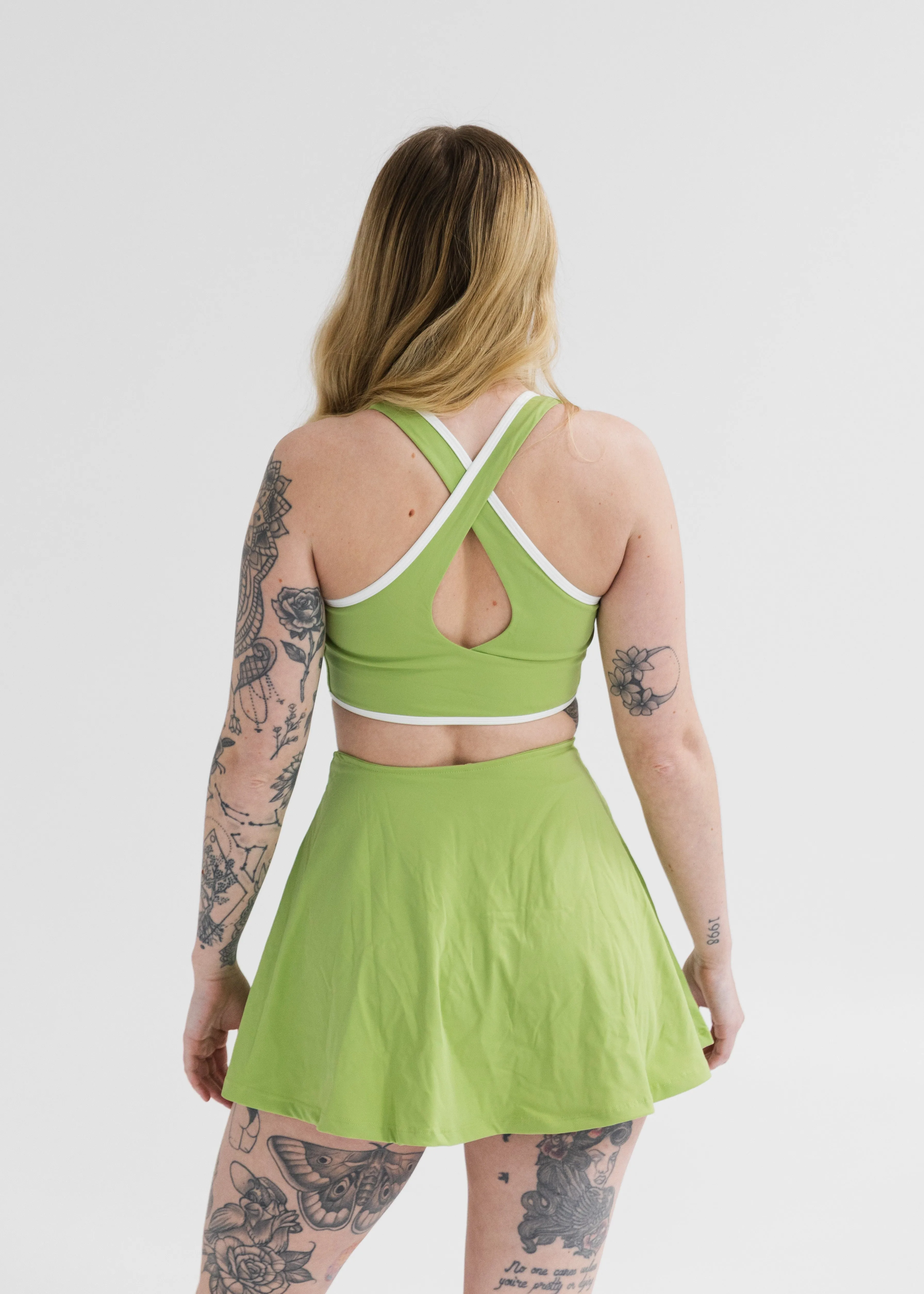 Ultra Work Hard Play Hard Tennis Dress Avocado Green sold by Vitae Apparel product image thumbnail 2