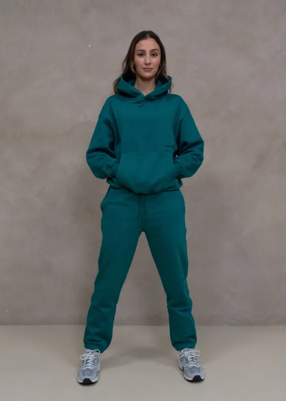 INHALE EXHALE Hoodie Jade Green sold by Vitae Apparel