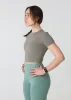 Hyper Sport Crop Shirt Khaki sold by Vitae Apparel