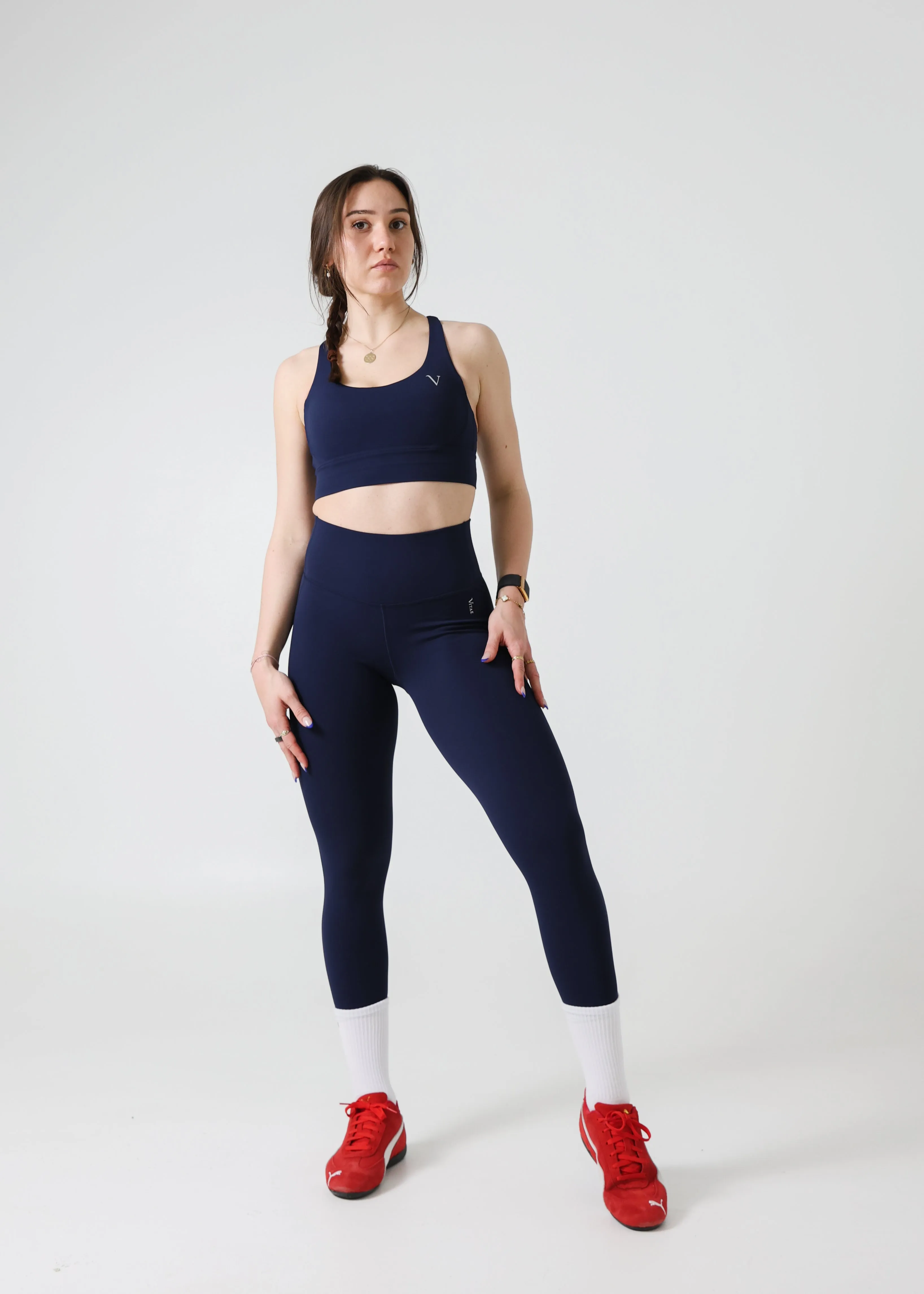 Ultra Lite Sports Bra Deep Blue sold by Vitae Apparel product image thumbnail 4