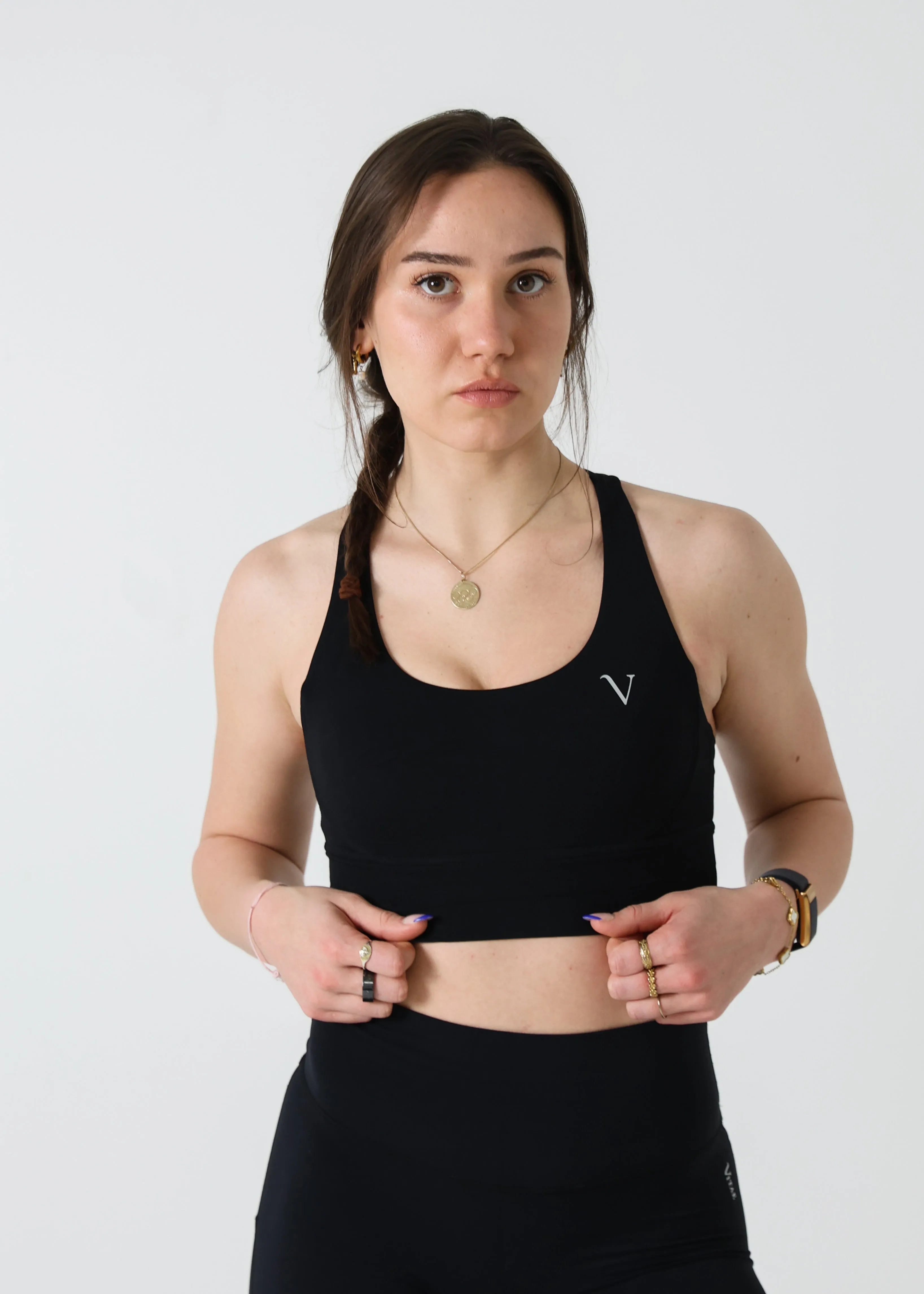 Ultra Lite Sports Bra Black sold by Vitae Apparel