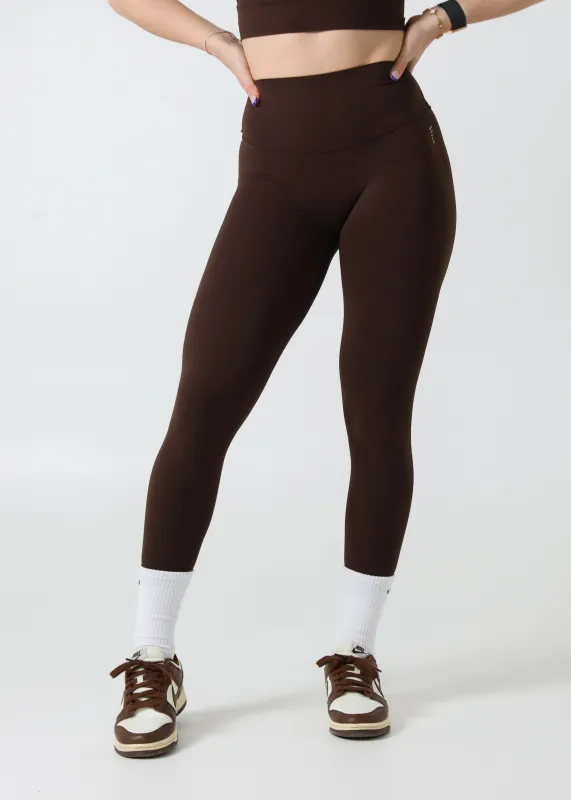 Ultra Flex Seamless Leggings Dark Brown sold by Vitae Apparel