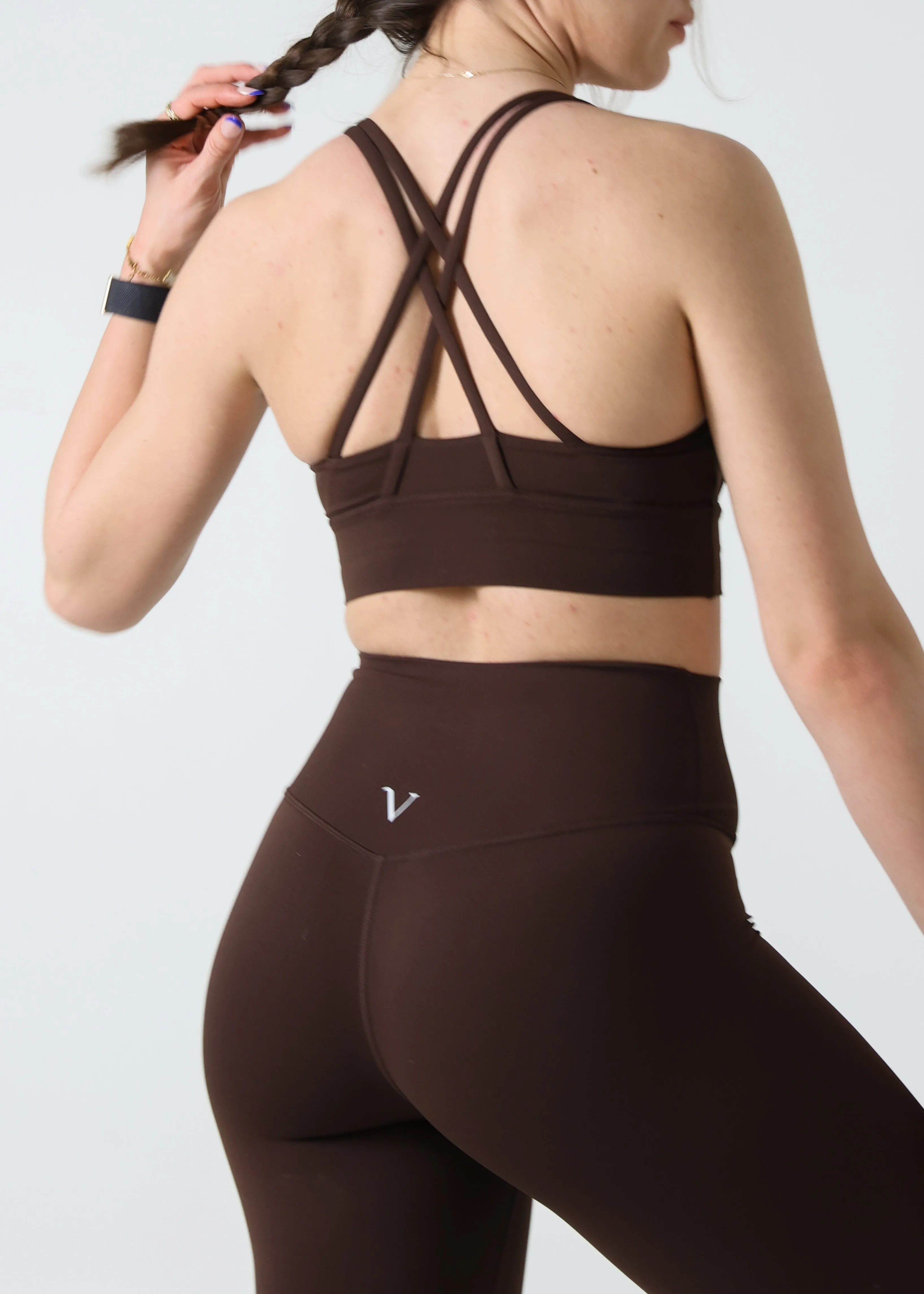 Ultra Lite Sports Bra Dark Brown sold by Vitae Apparel product image thumbnail 2