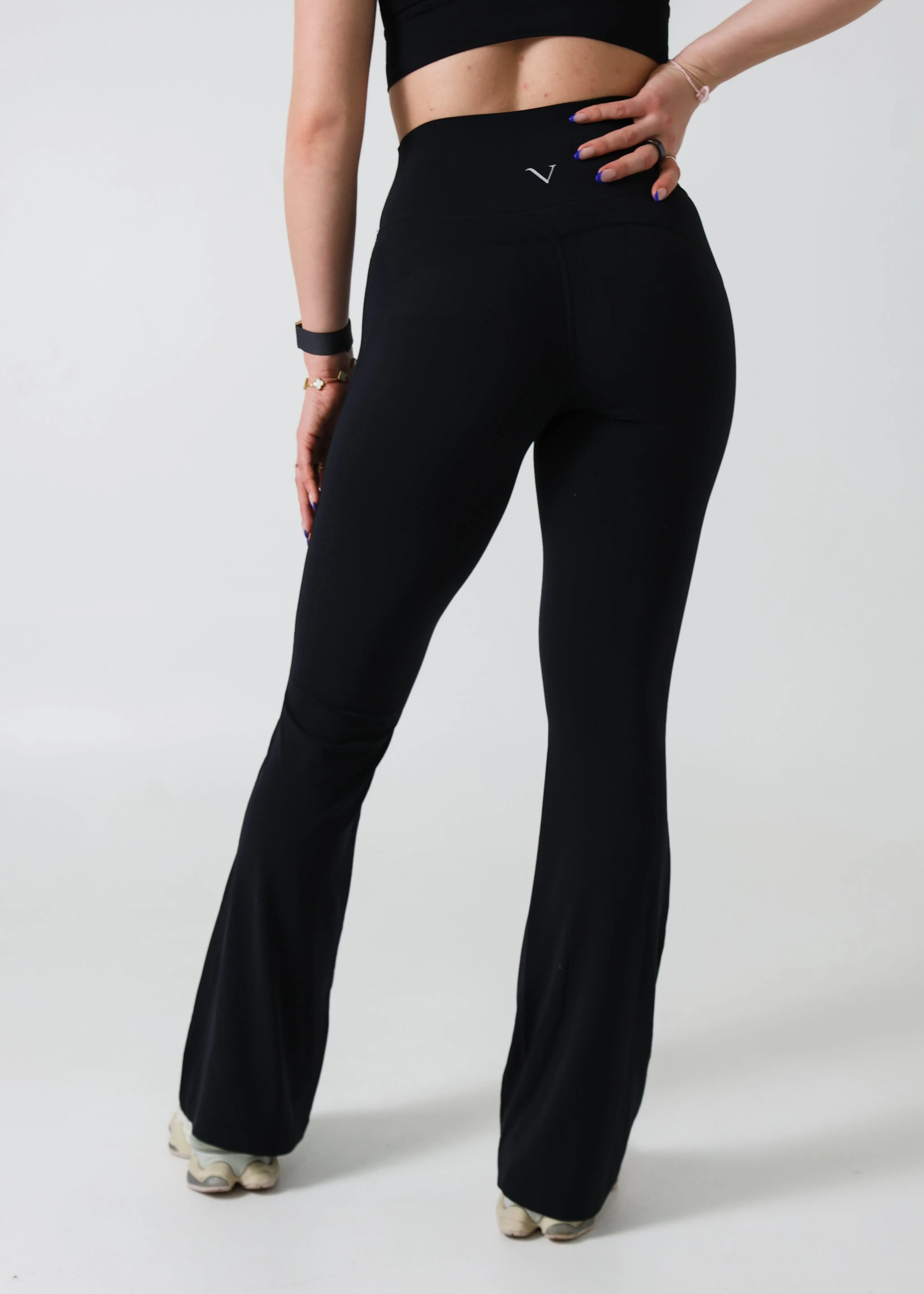 Ultra Active Seamless Flare Leggings Black (Long) sold by Vitae Apparel product image thumbnail 5