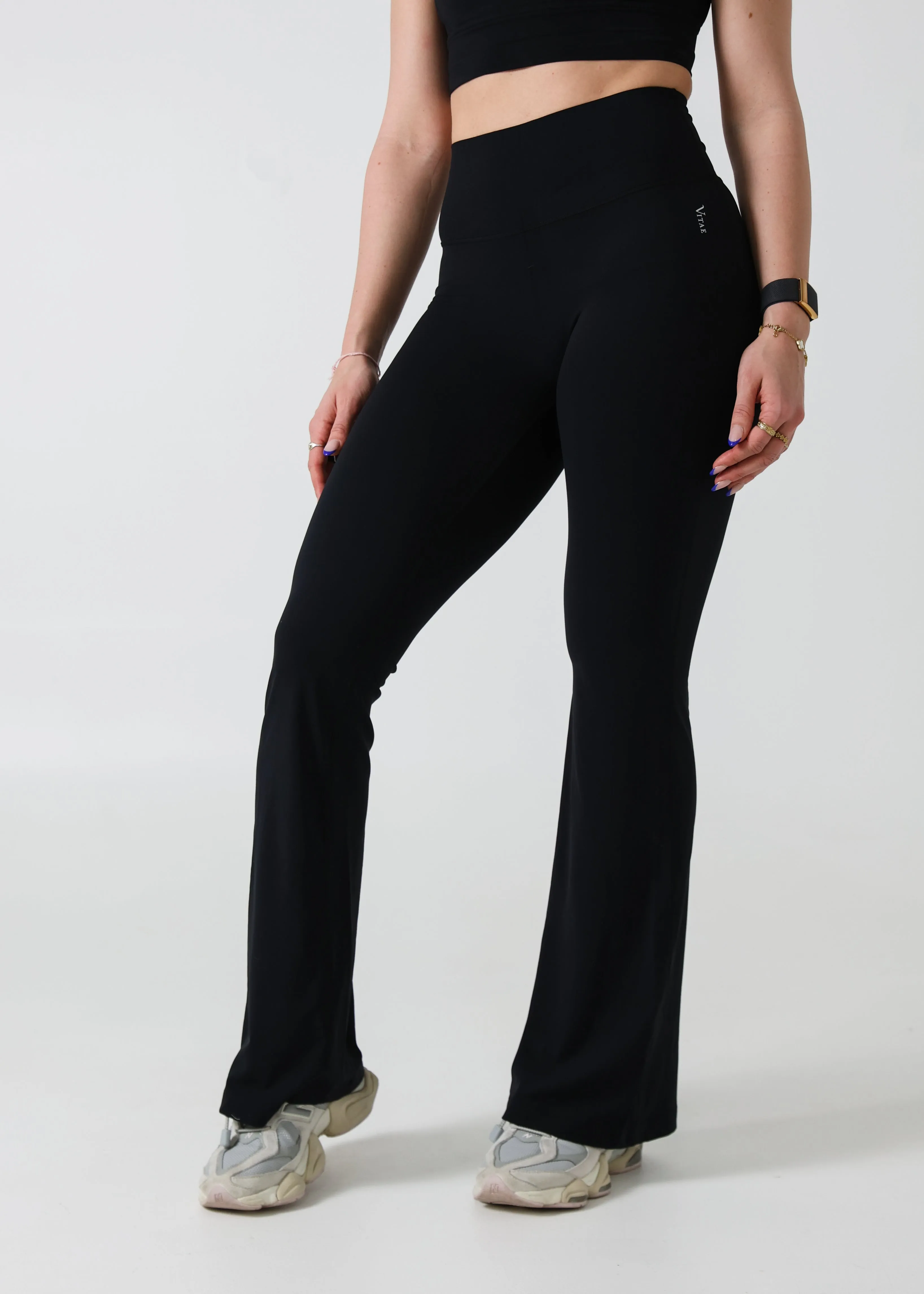 Ultra Active Seamless Flare Leggings Black (Long) sold by Vitae Apparel product image thumbnail 4