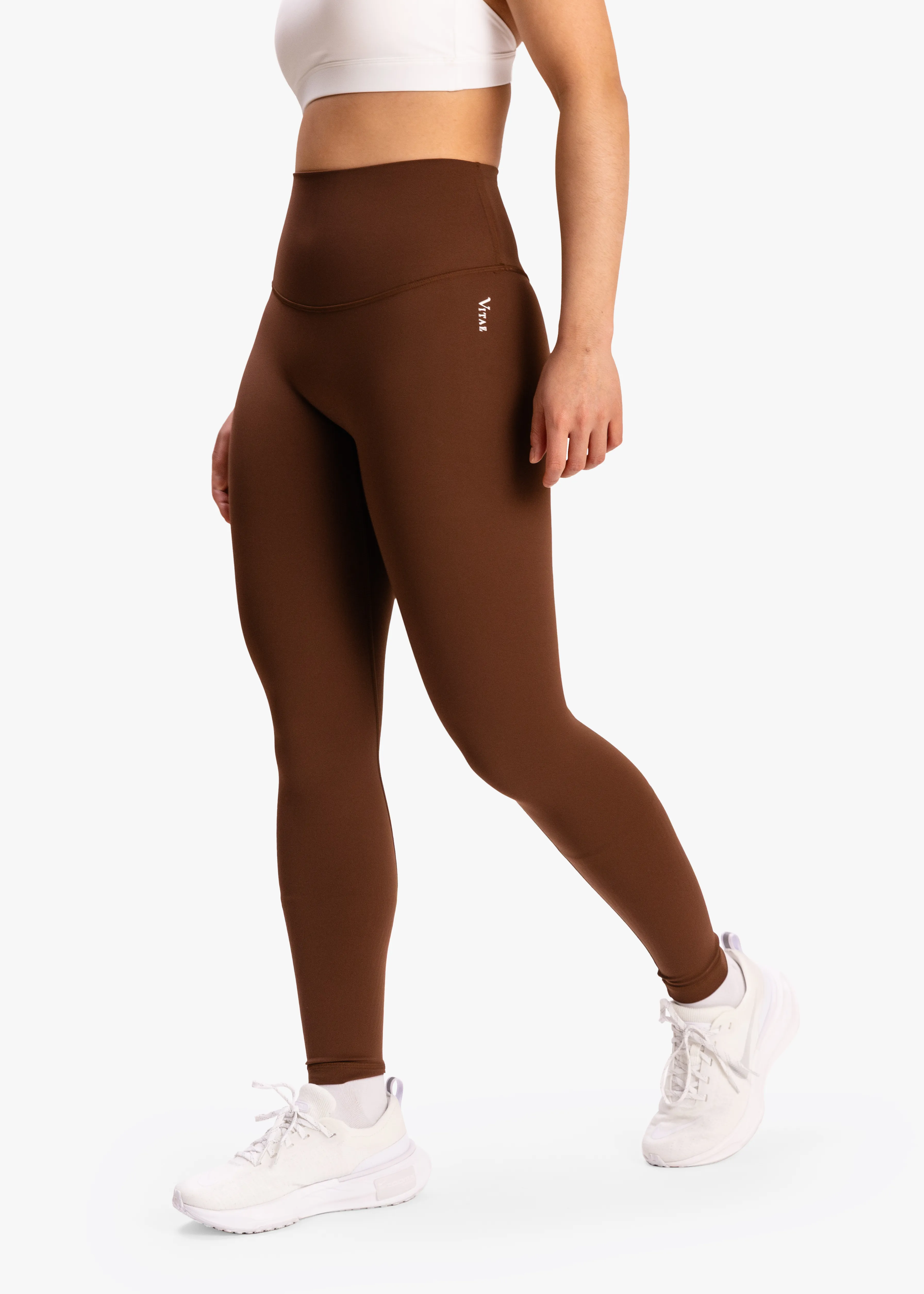 Ultra Flex Seamless Leggings Chestnut Brown sold by Vitae Apparel product image thumbnail 2
