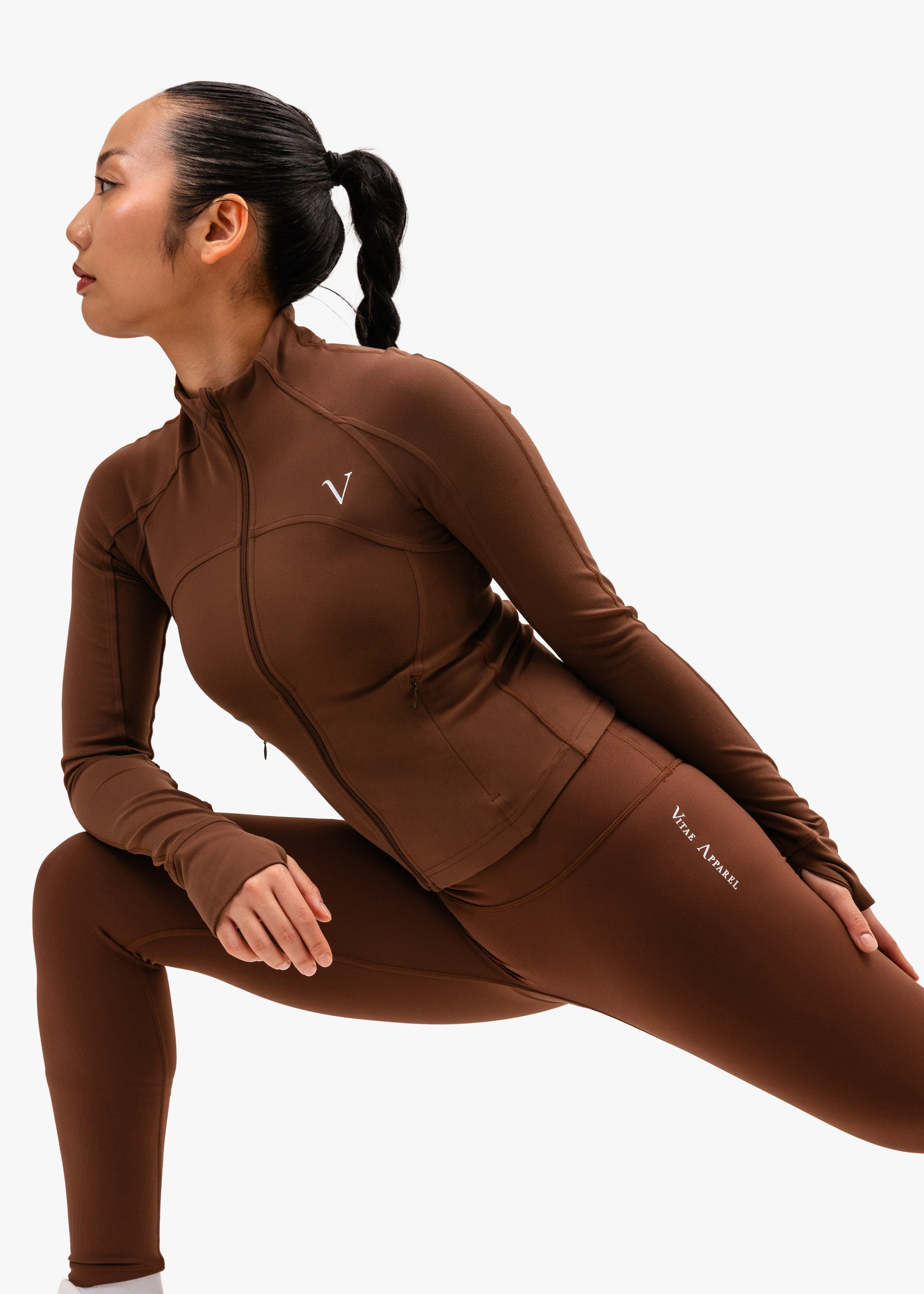 Ultra Flex Seamless Leggings Chestnut Brown sold by Vitae Apparel product image thumbnail 5