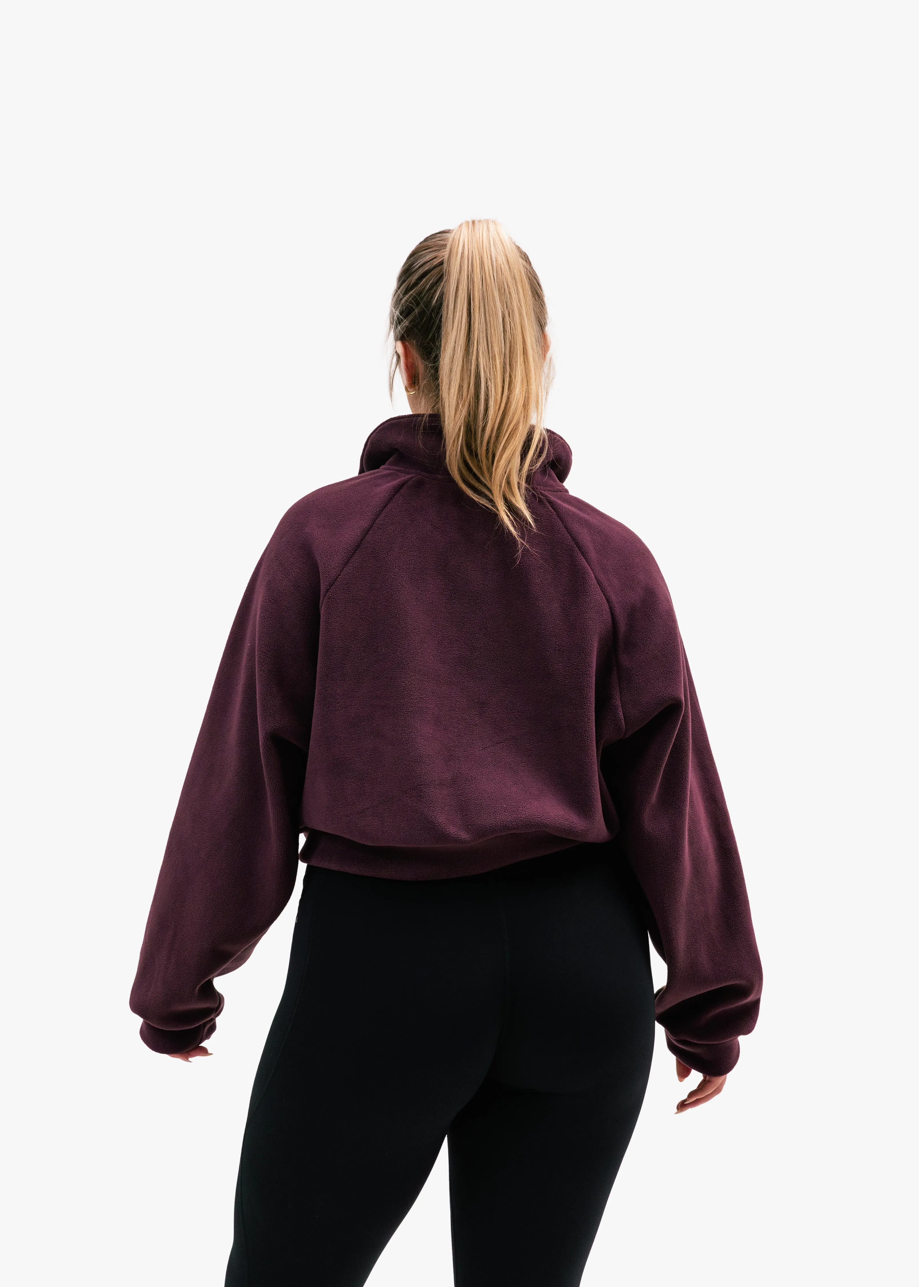 Keep Cozy Teddy Jacket Maroon sold by Vitae Apparel product image thumbnail 4